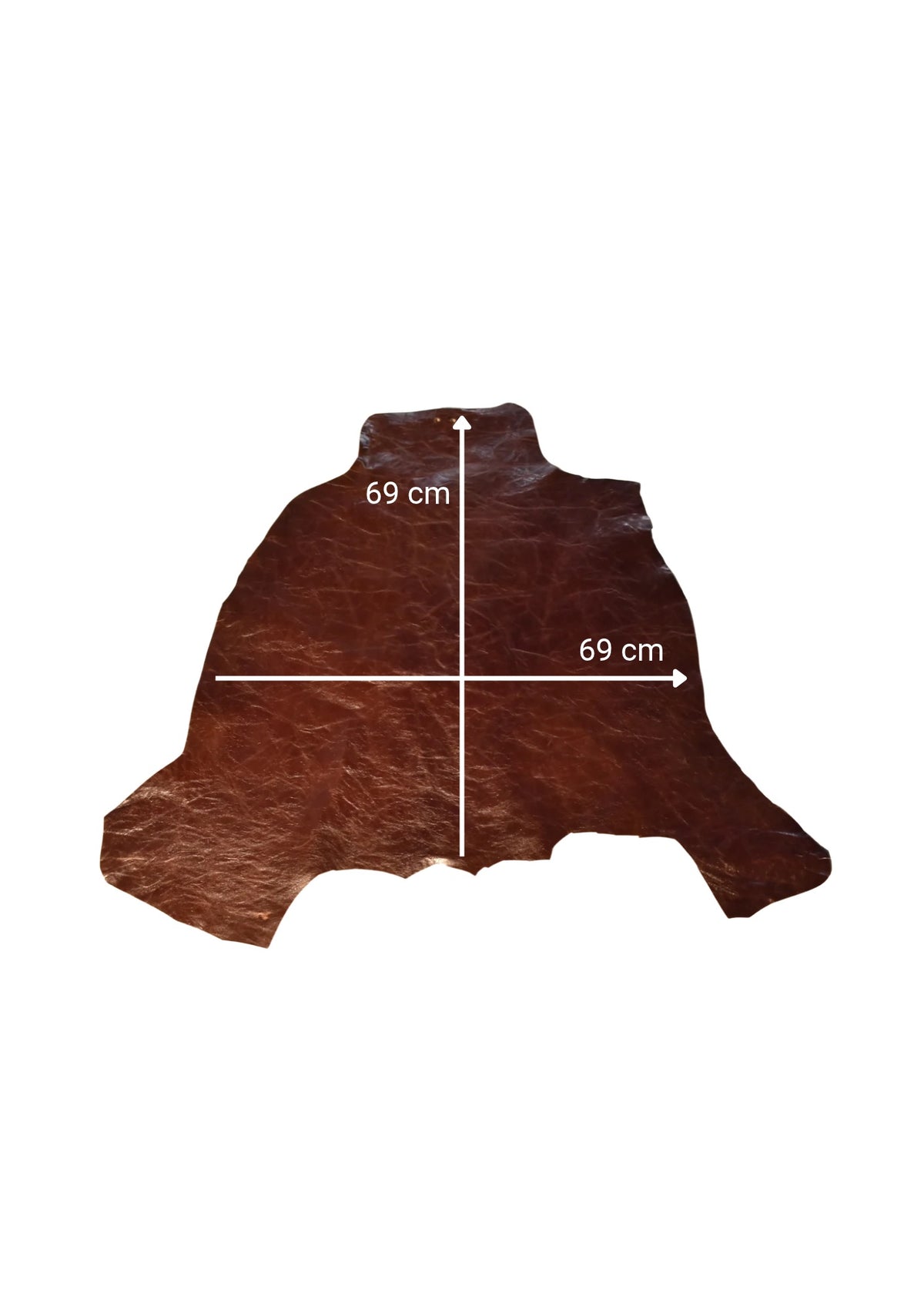 Kangourou tanné au Végétal volané 0,6/0,8mm, Marron foncé, Bottalato