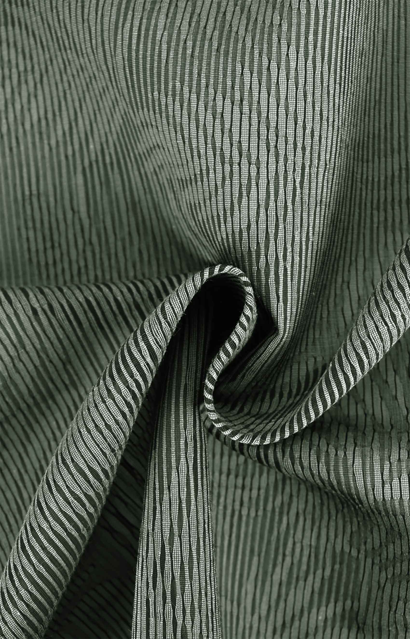 Jacquard floral verde