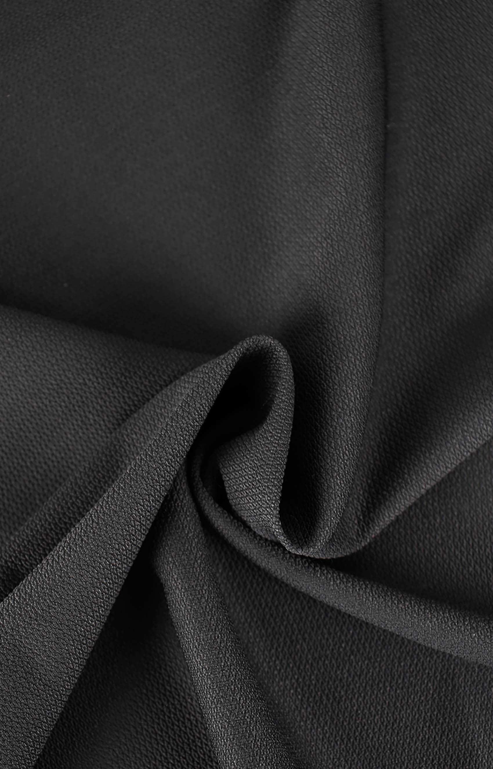Jacquard extensible noir
