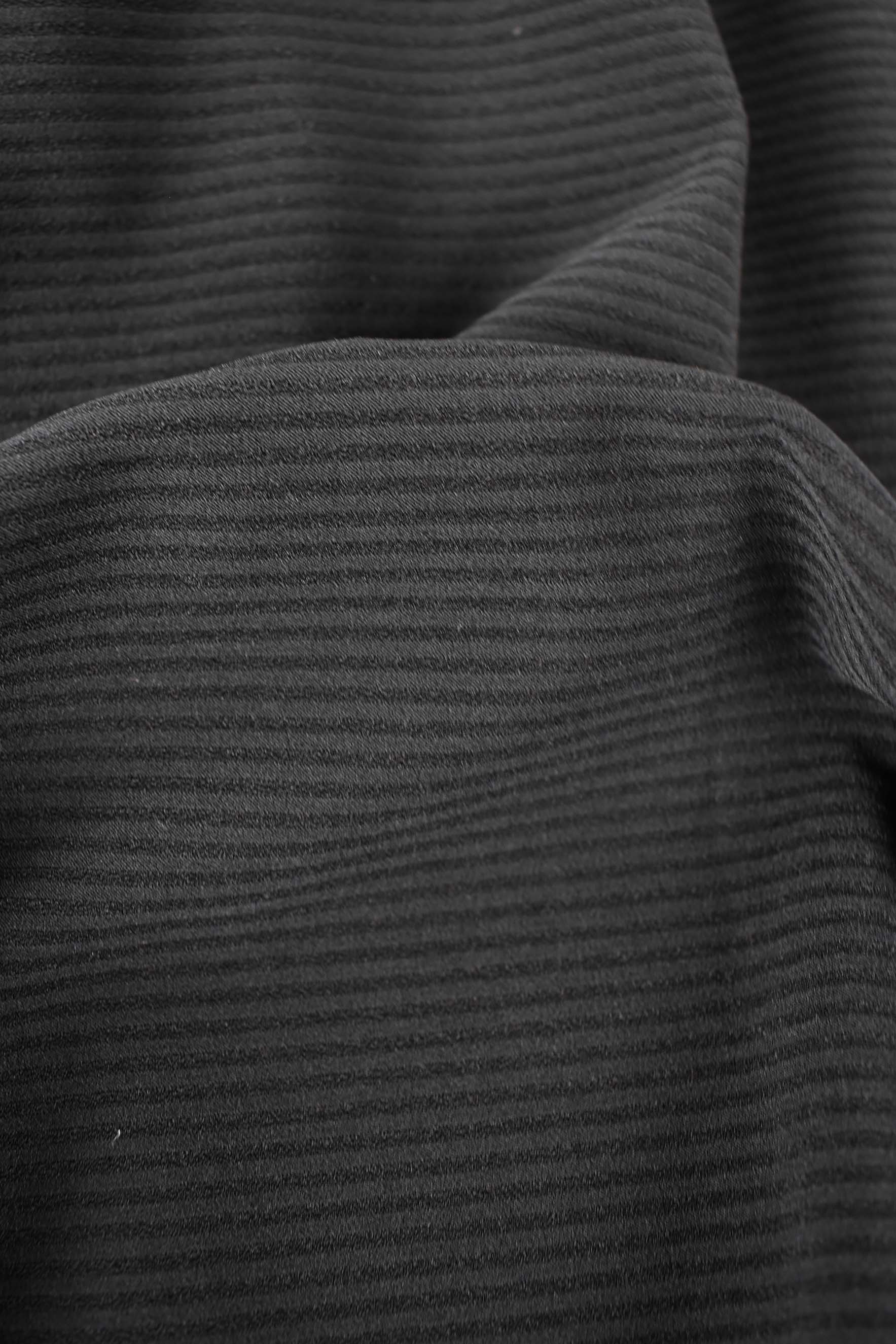 Black super stretch jacquard