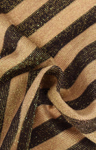Lurex striped jersey