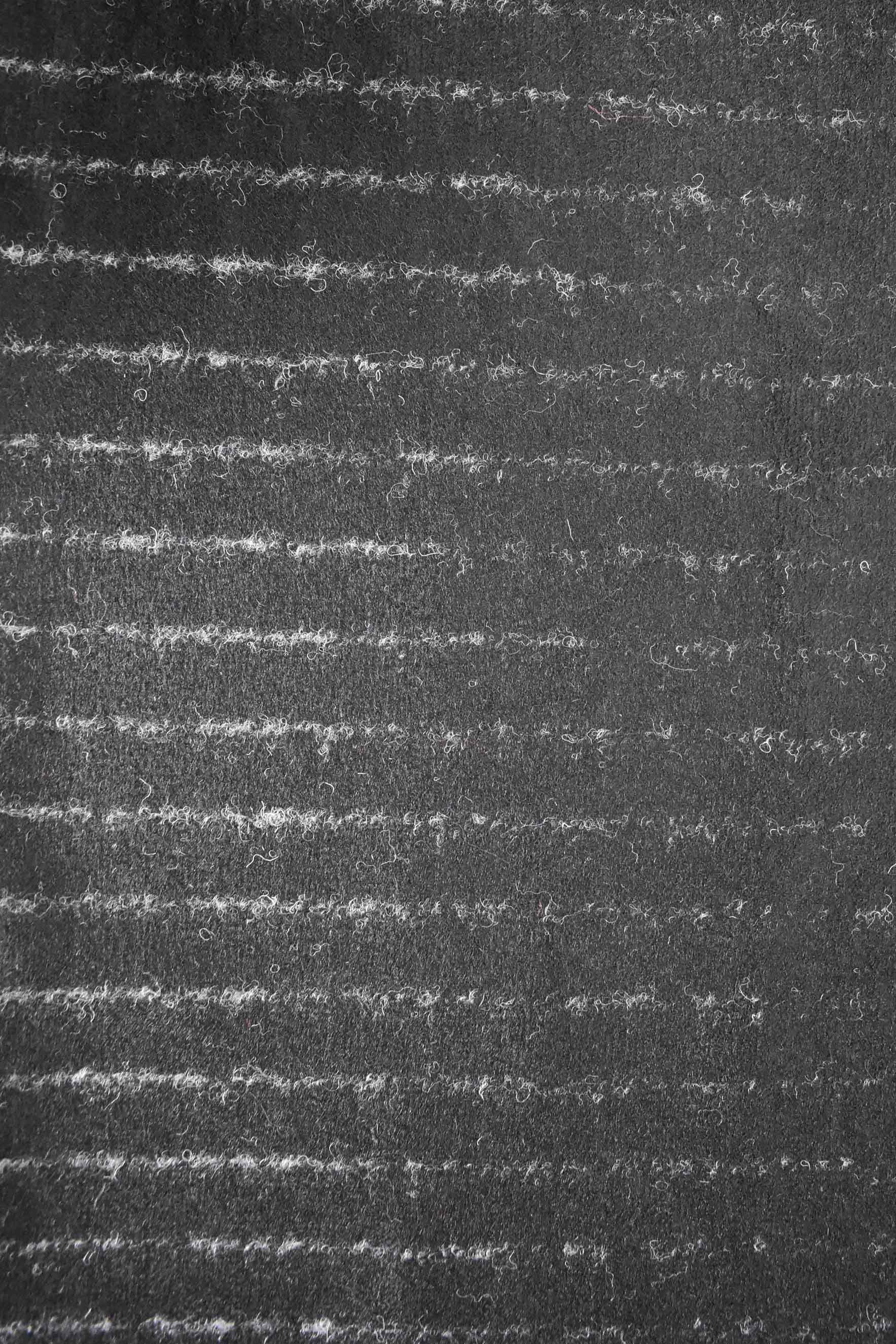 Dark grey boiled wool