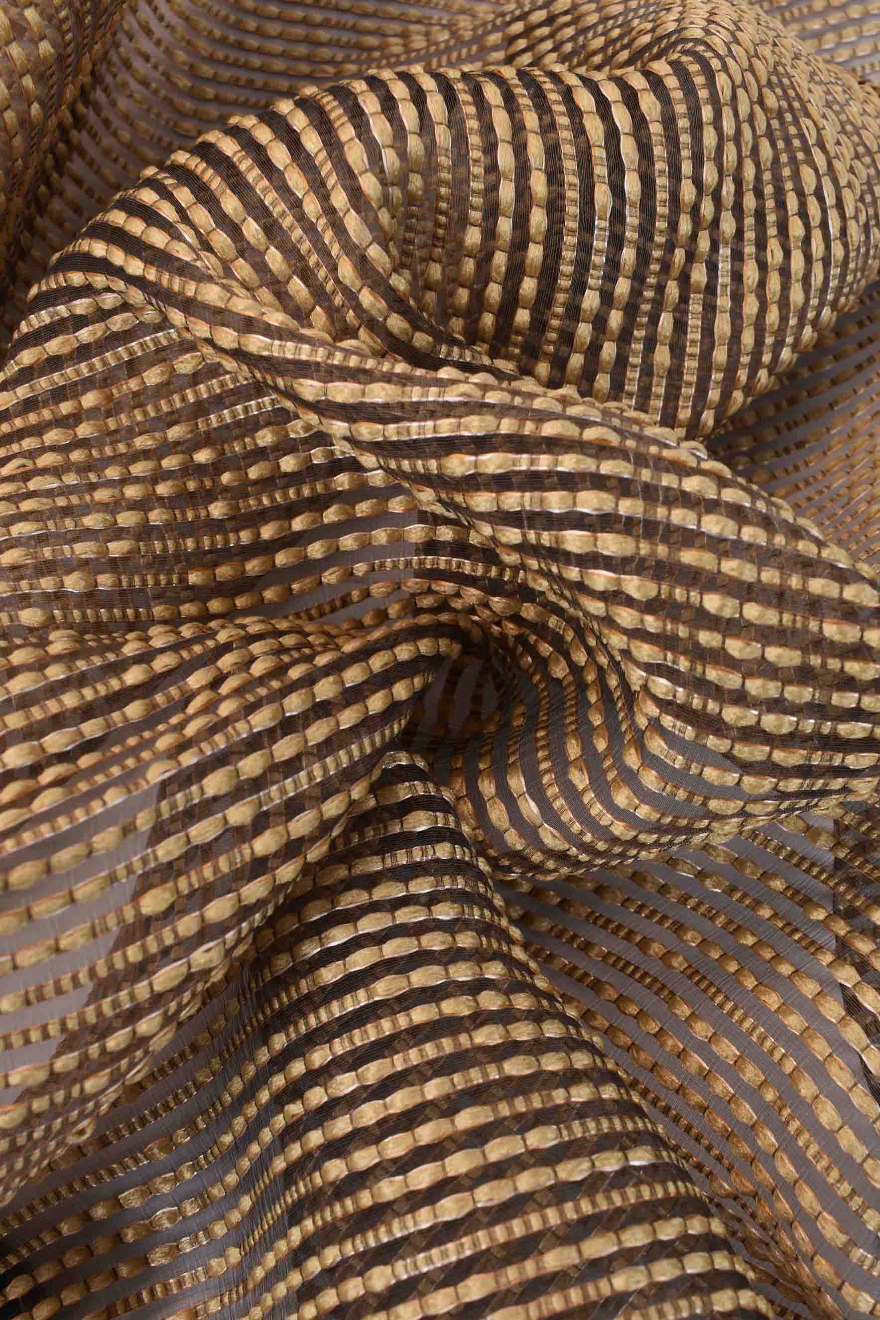 Jacquard sintetico trasparente stampa floreale per arredamento