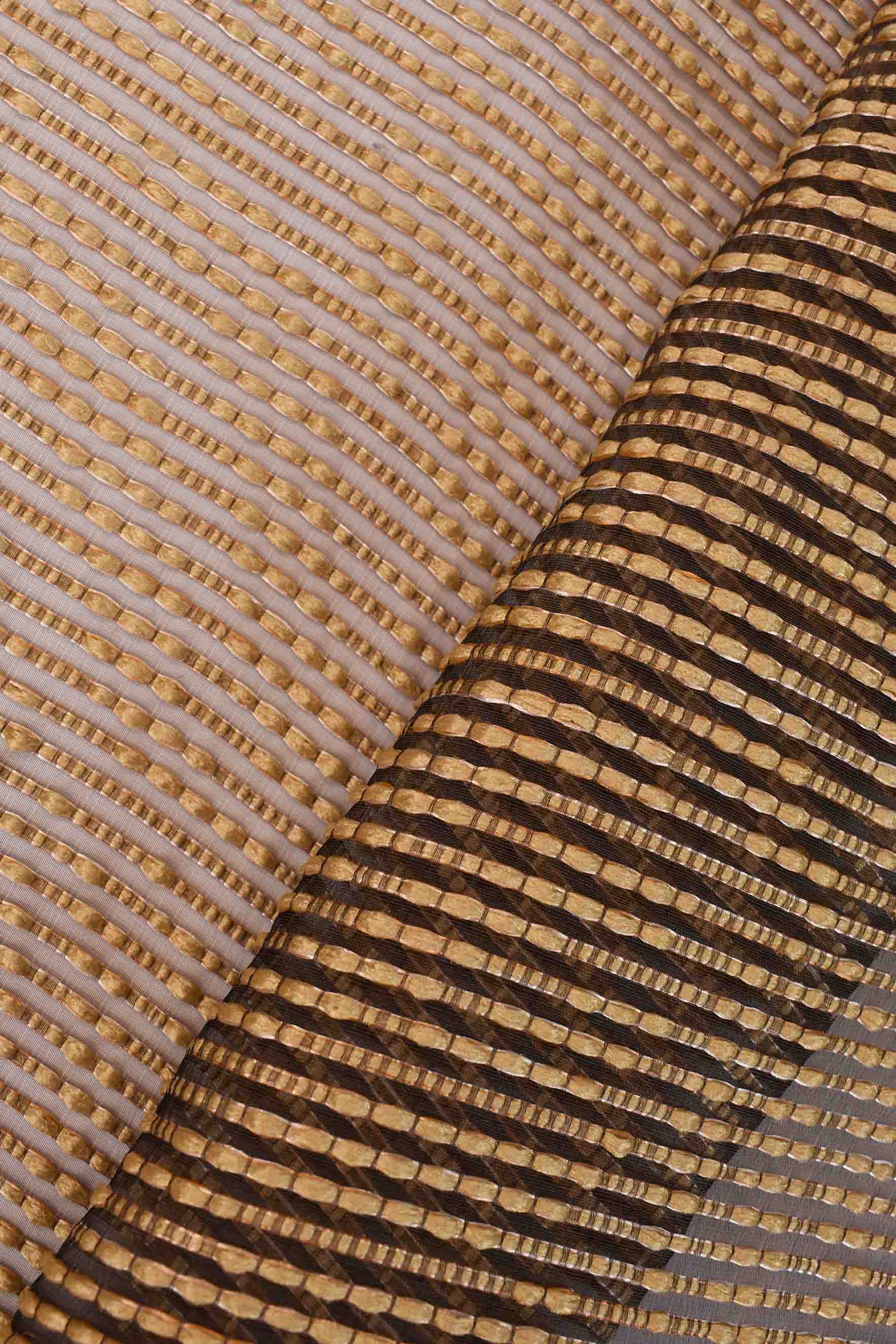 Jacquard sintetico trasparente stampa floreale per arredamento