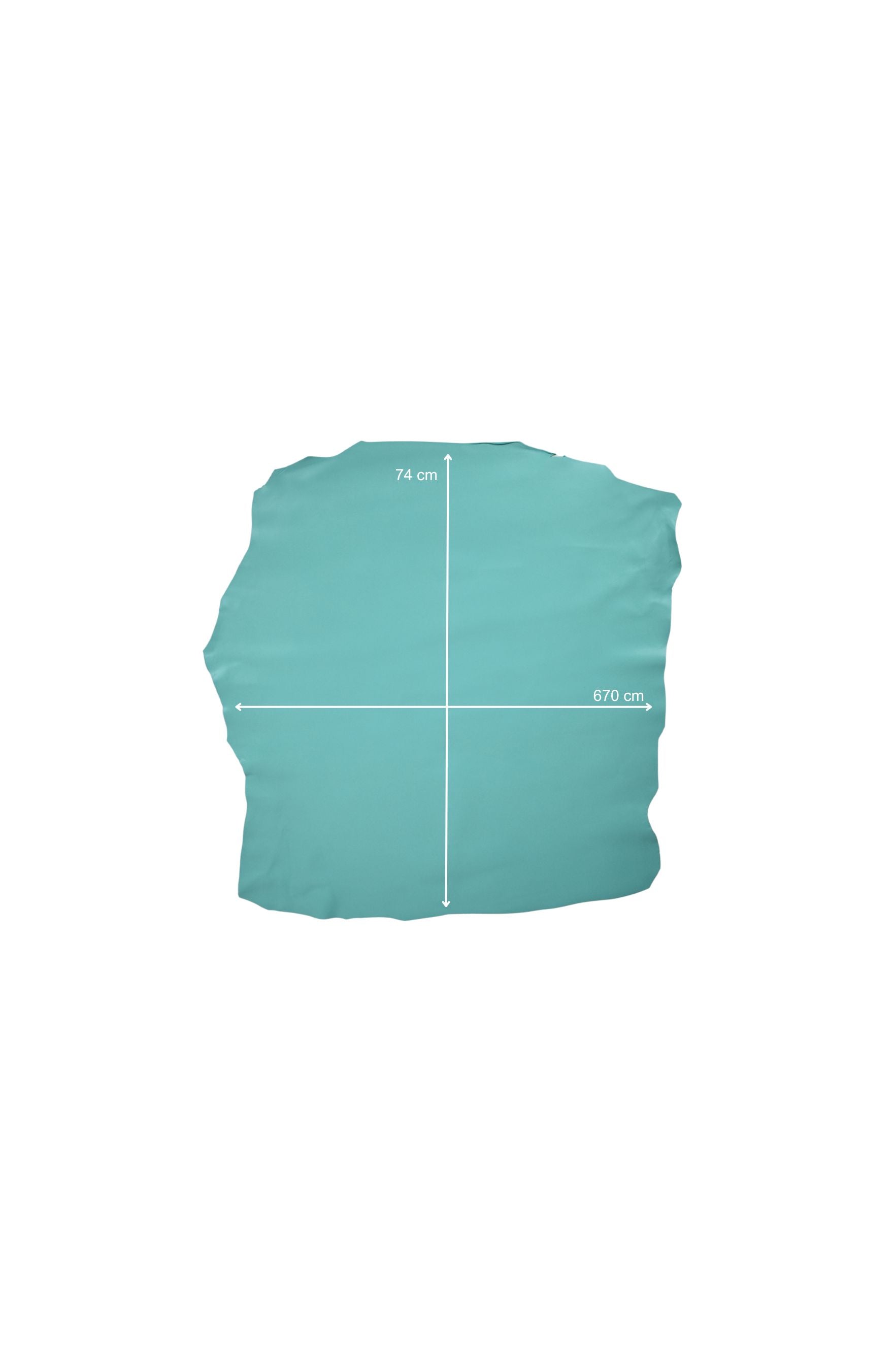 Glänzendes grünes Lammfell