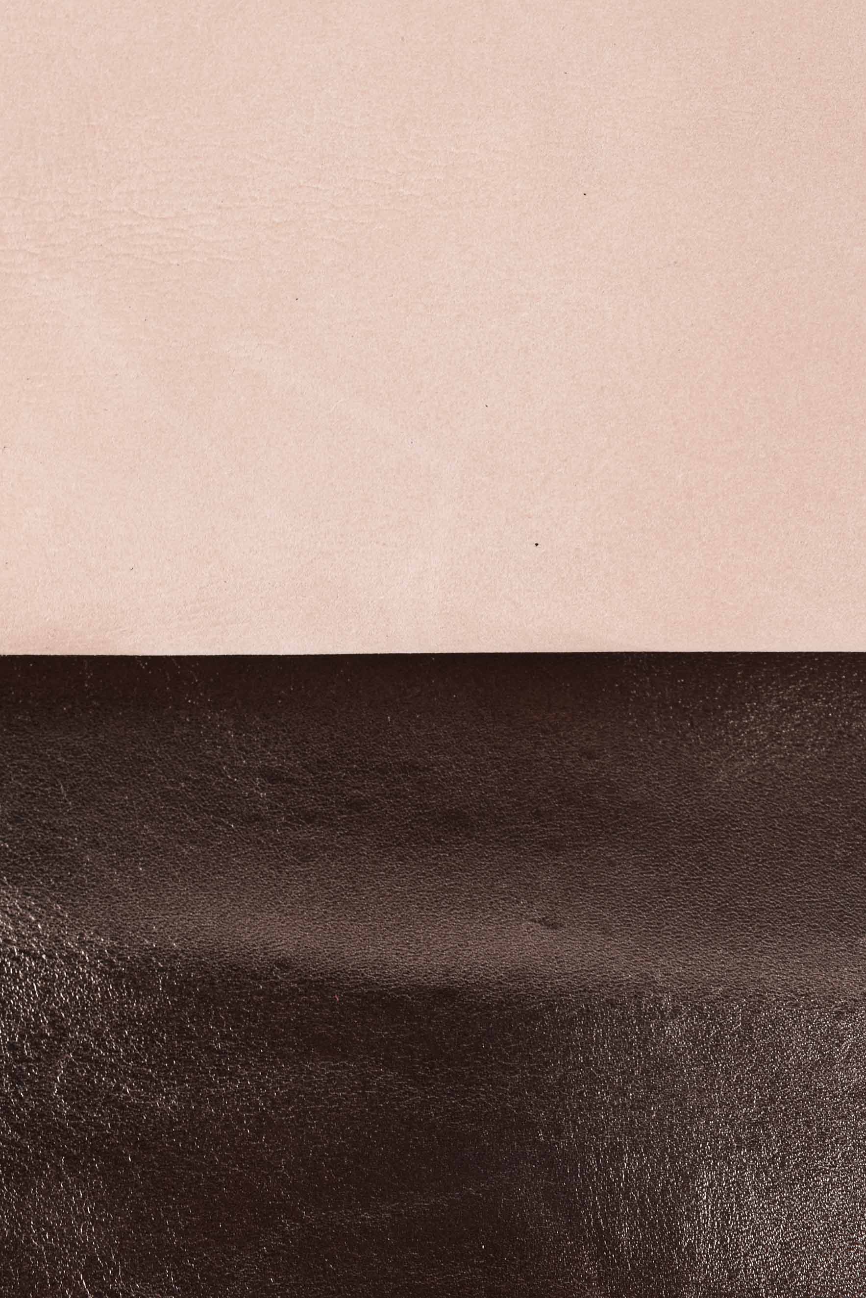 Peau d'agneau marron