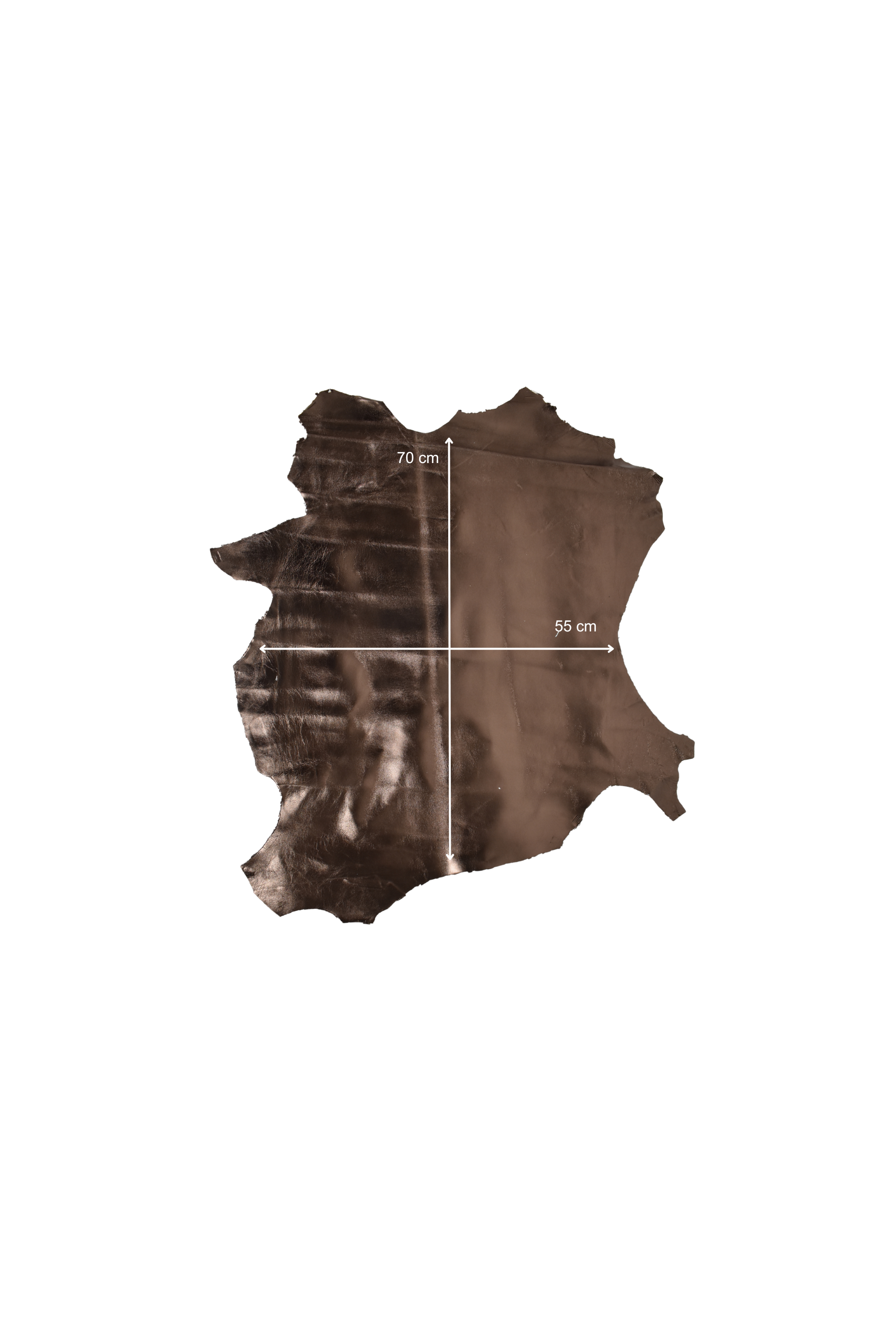 Peau d'agneau marron