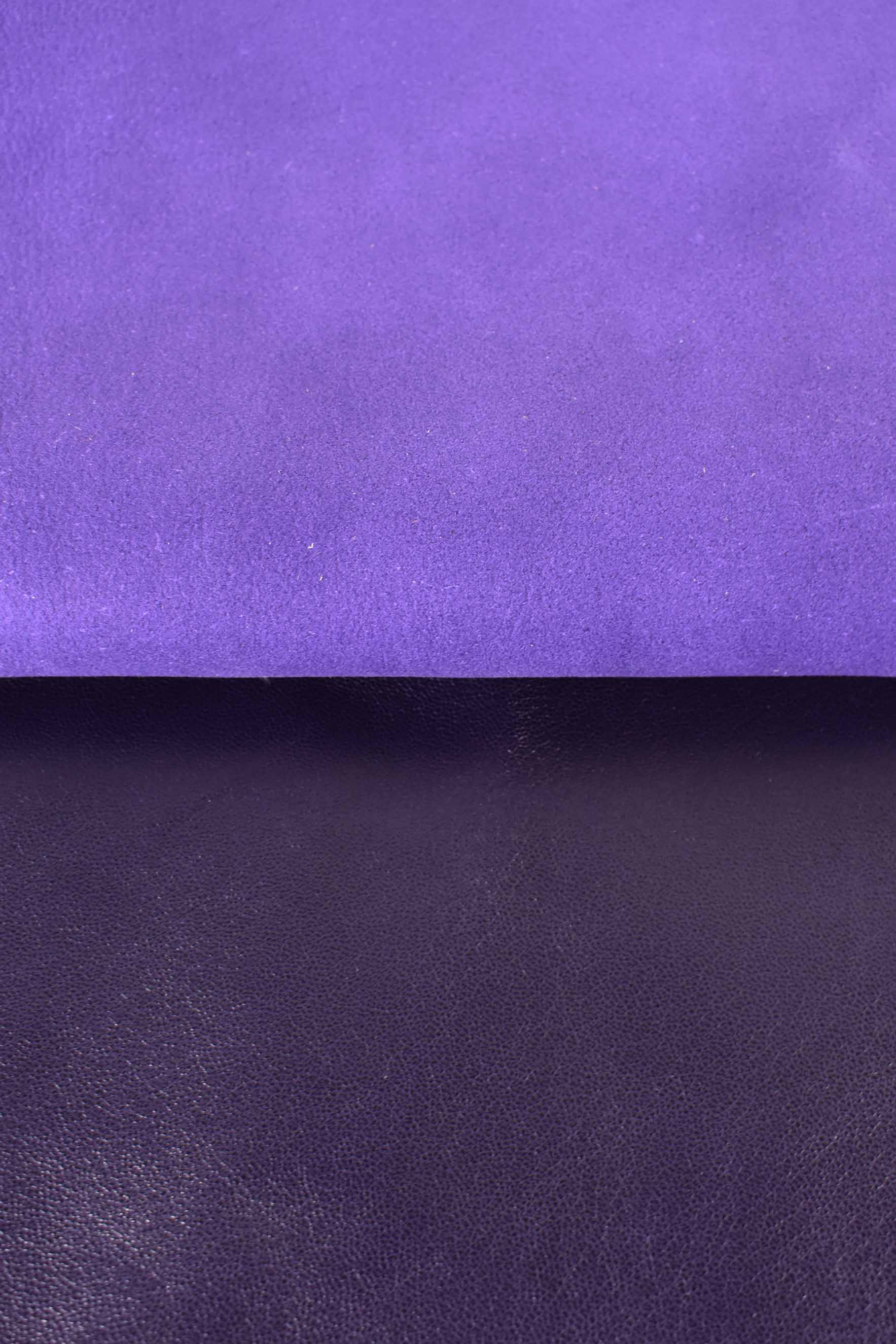 Piel de cordero morada