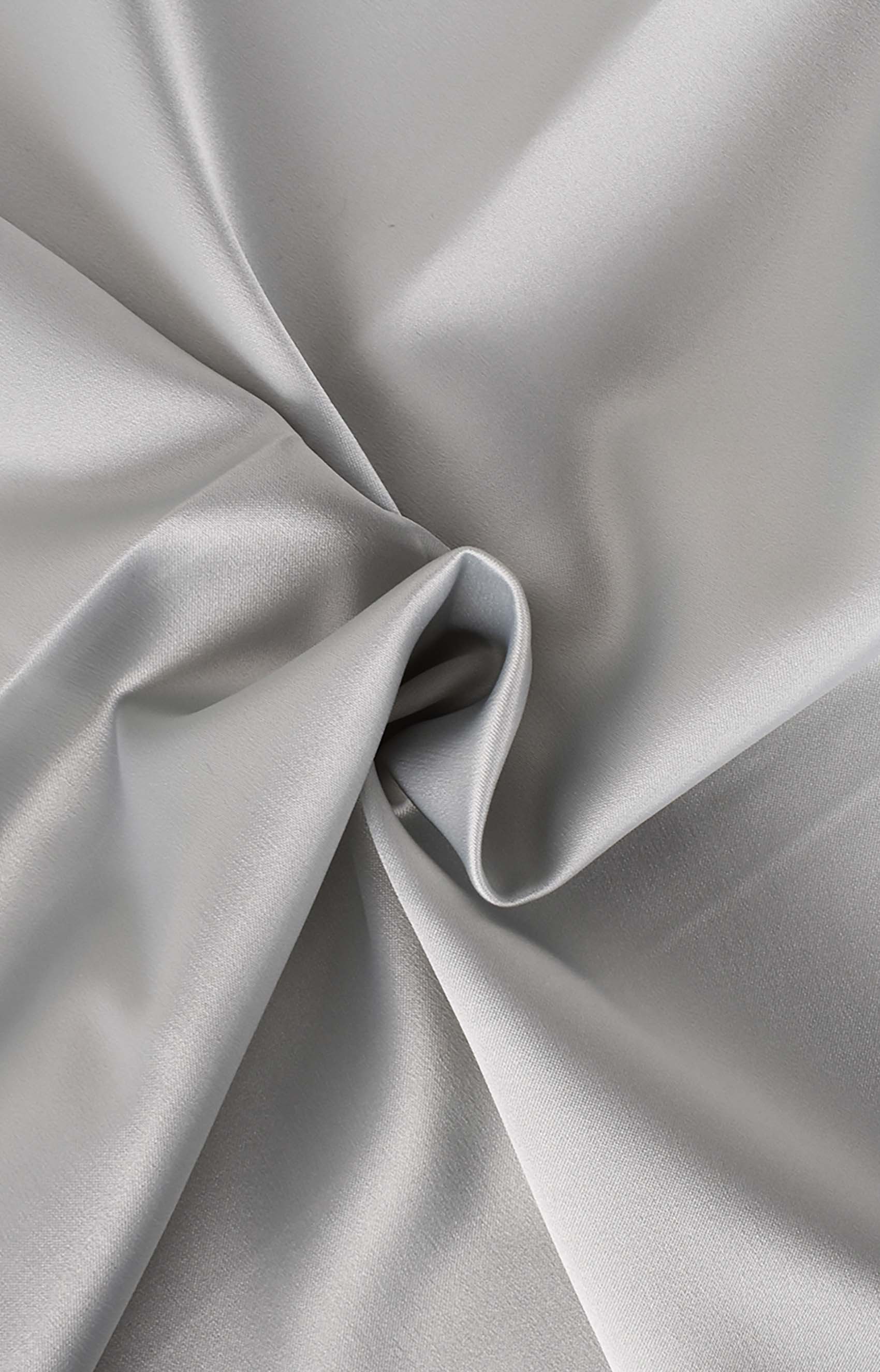 Plain gray satin