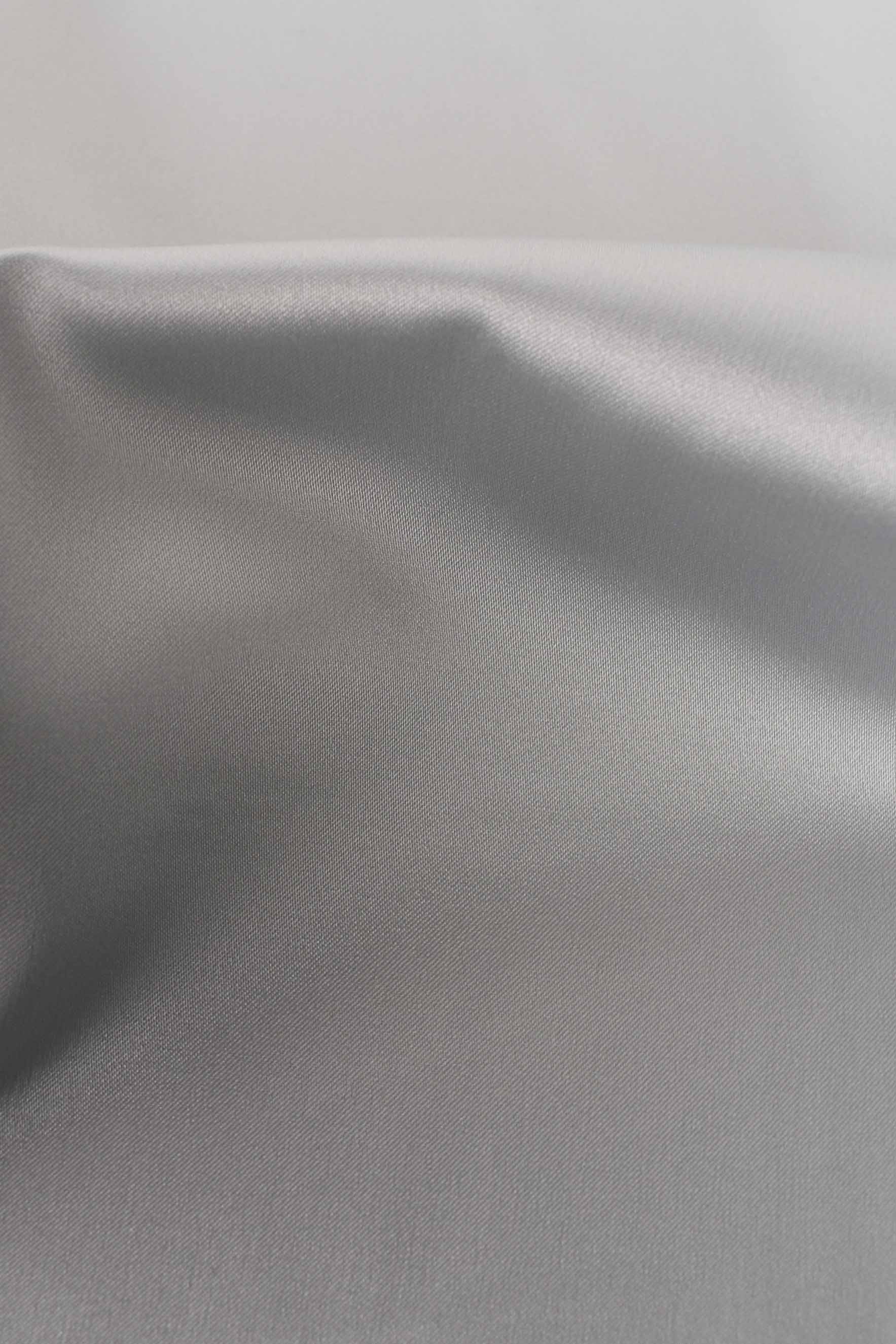 Plain grey satin1