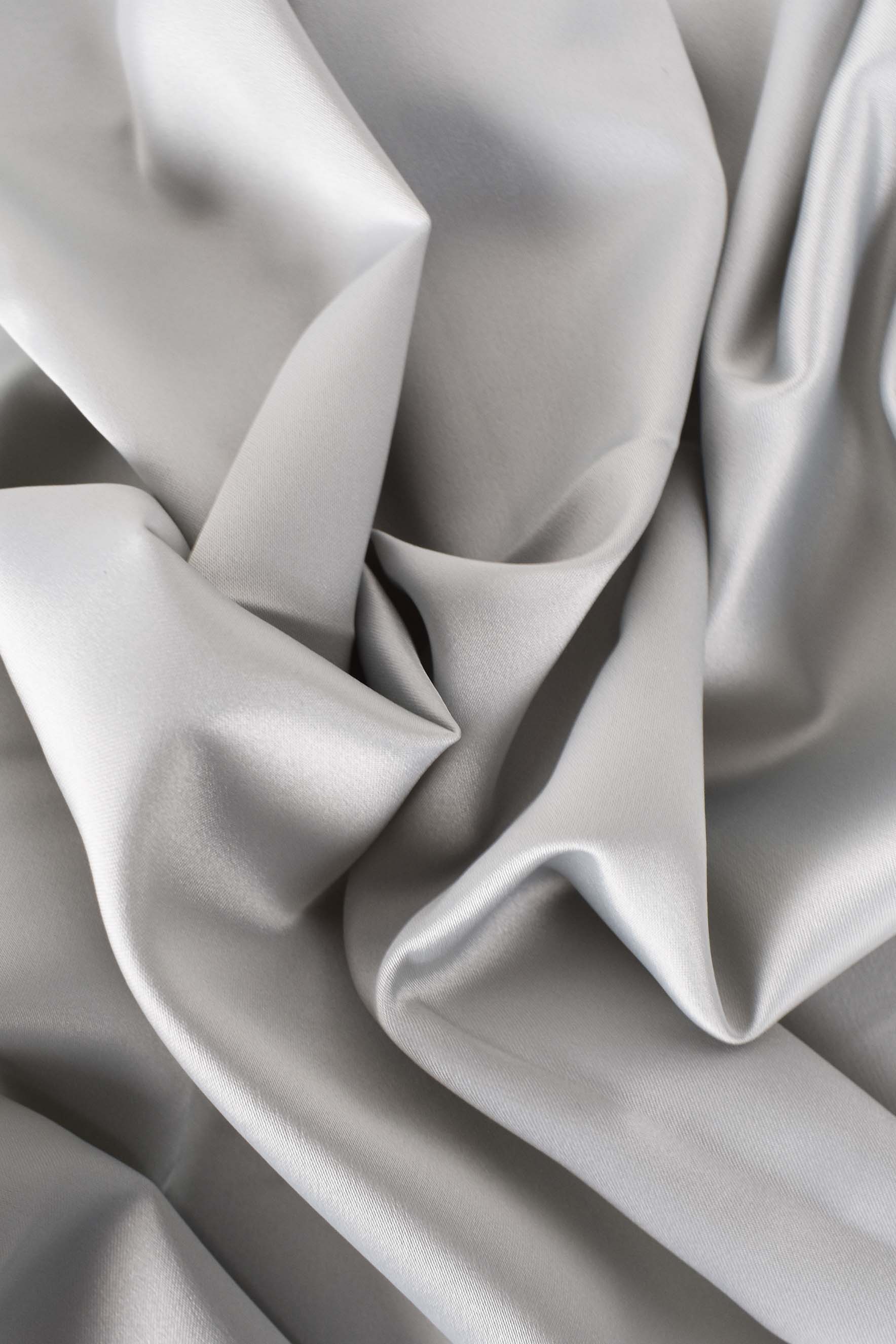 Plain grey satin2