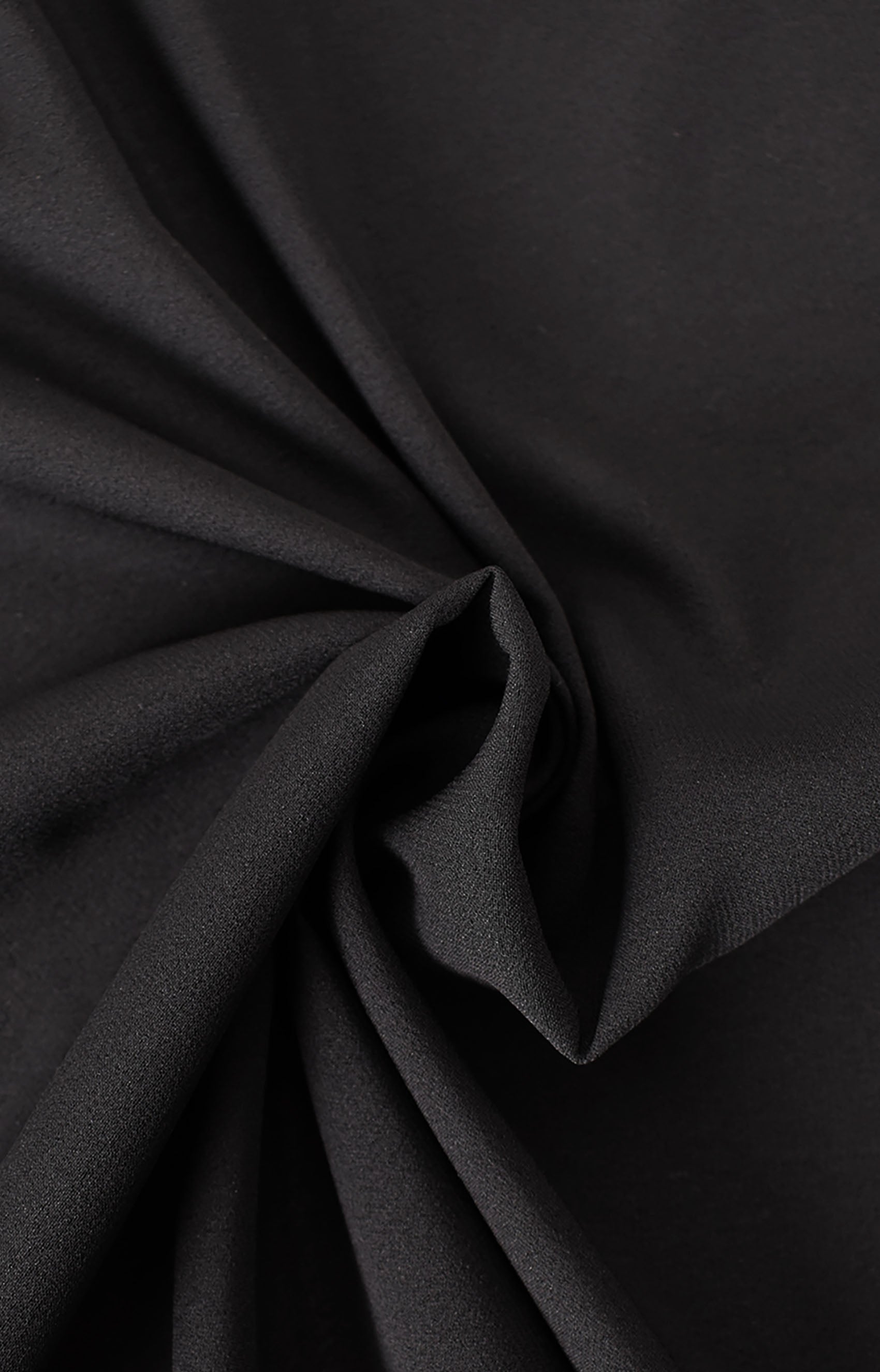 Raso tinta unita   nero