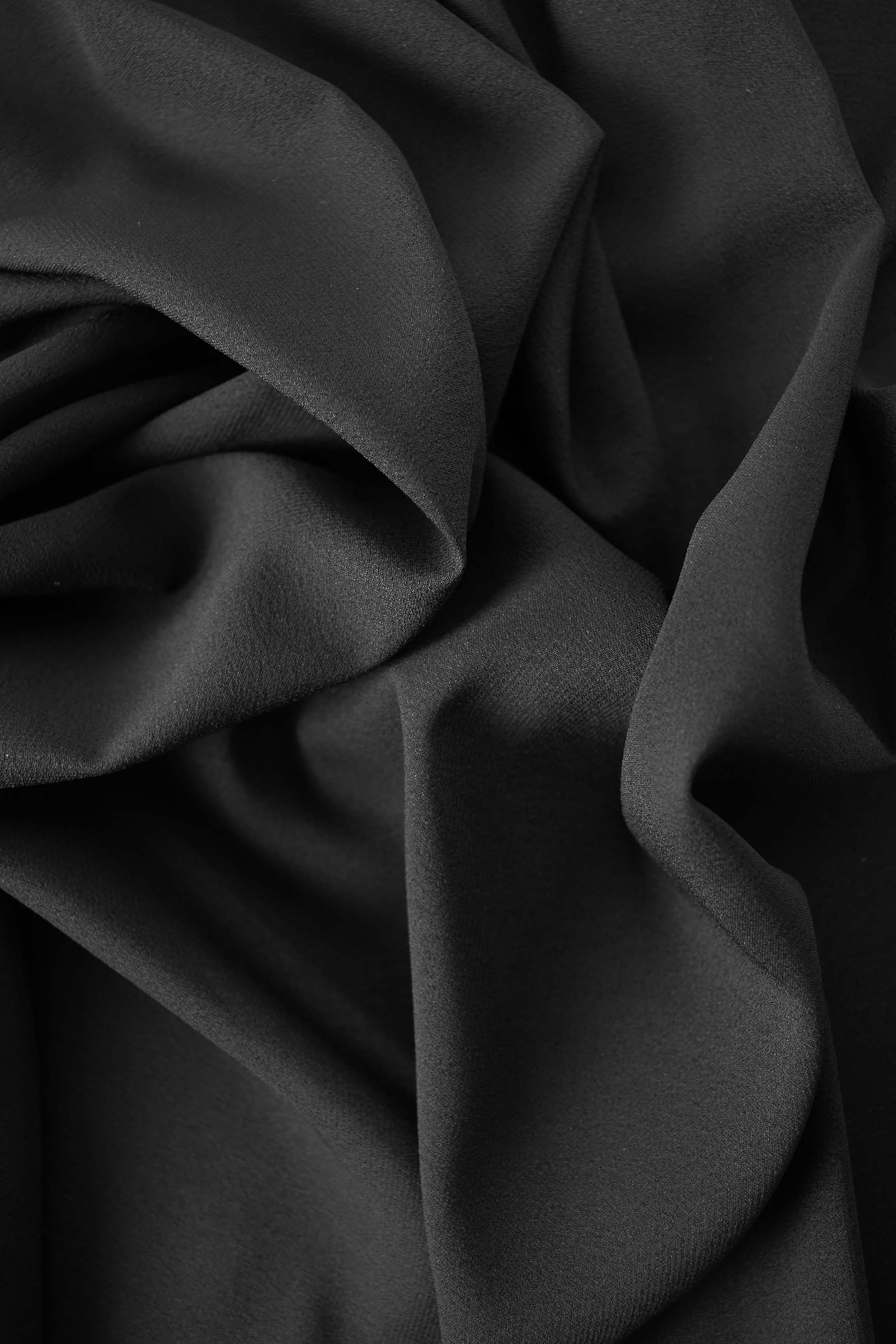 Raso tinta unita  nero 3