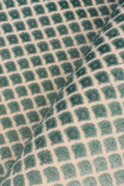 Brocart en Viscose mélangé motif arabesque pour l'ameublement, Bleu ciel, 48% Viscose - 26% Polyester - 26% Coton