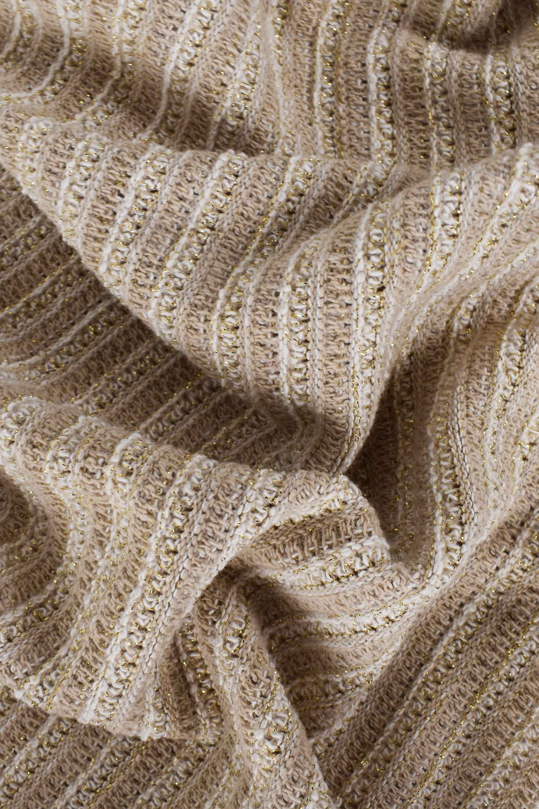 Tejido de punto con lurex