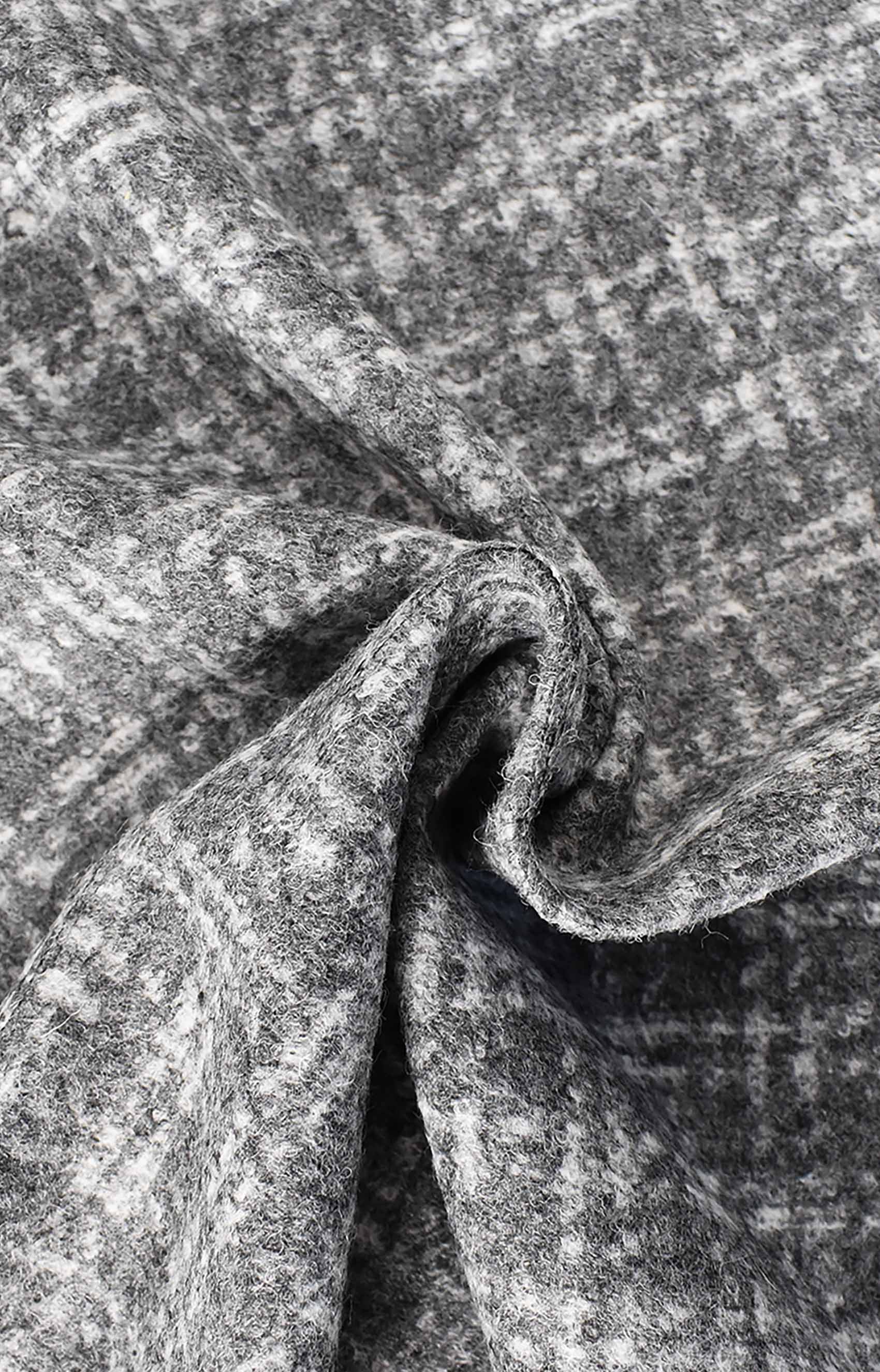 Tweed de laine vierge mélangée