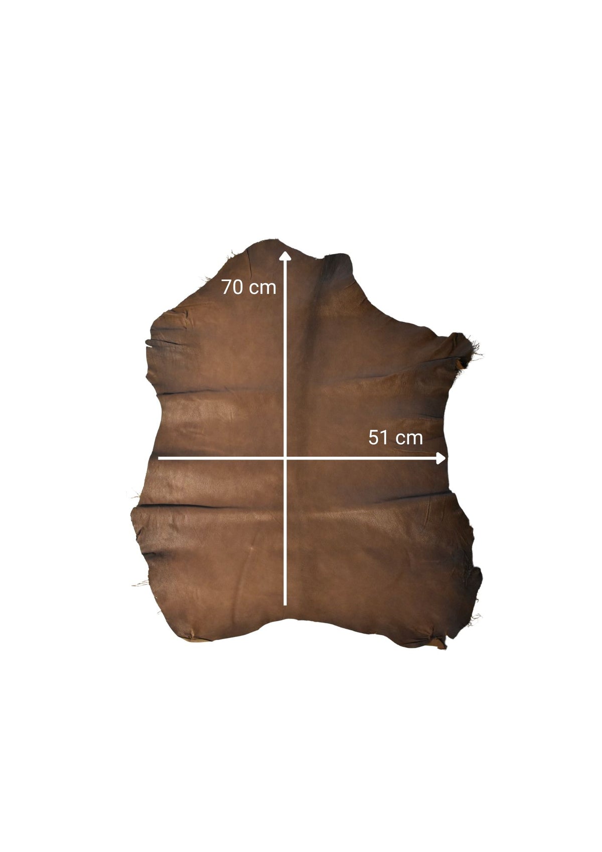 Lambskin Nappa 0.8mm, Dark brown, Smooth