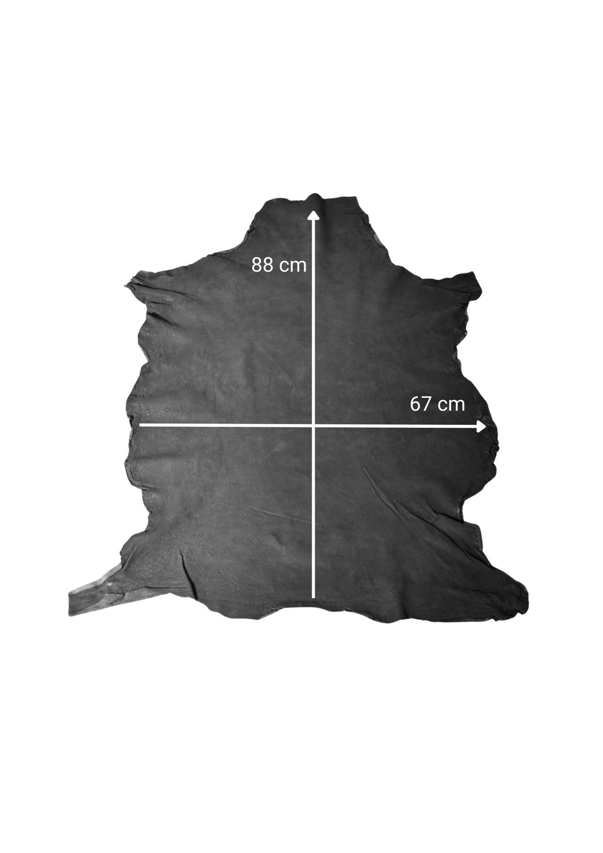 Nappa aus gewaschenem Lammfell pflanzlich 0,8mm, Schwarz