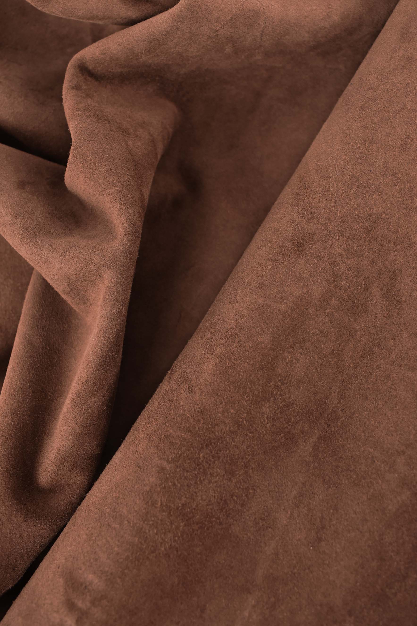 Braunes Wildleder-Kalbsleder