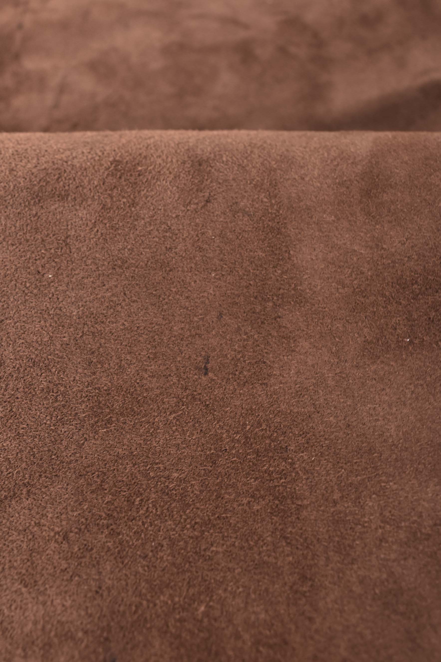 Braunes Wildleder-Kalbsleder