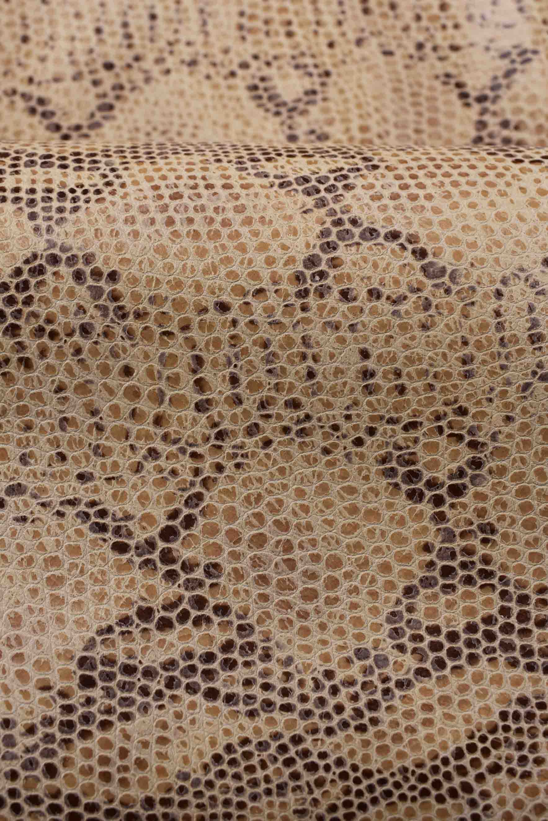 Snake Print South African Lamb Leather 0.9 mm