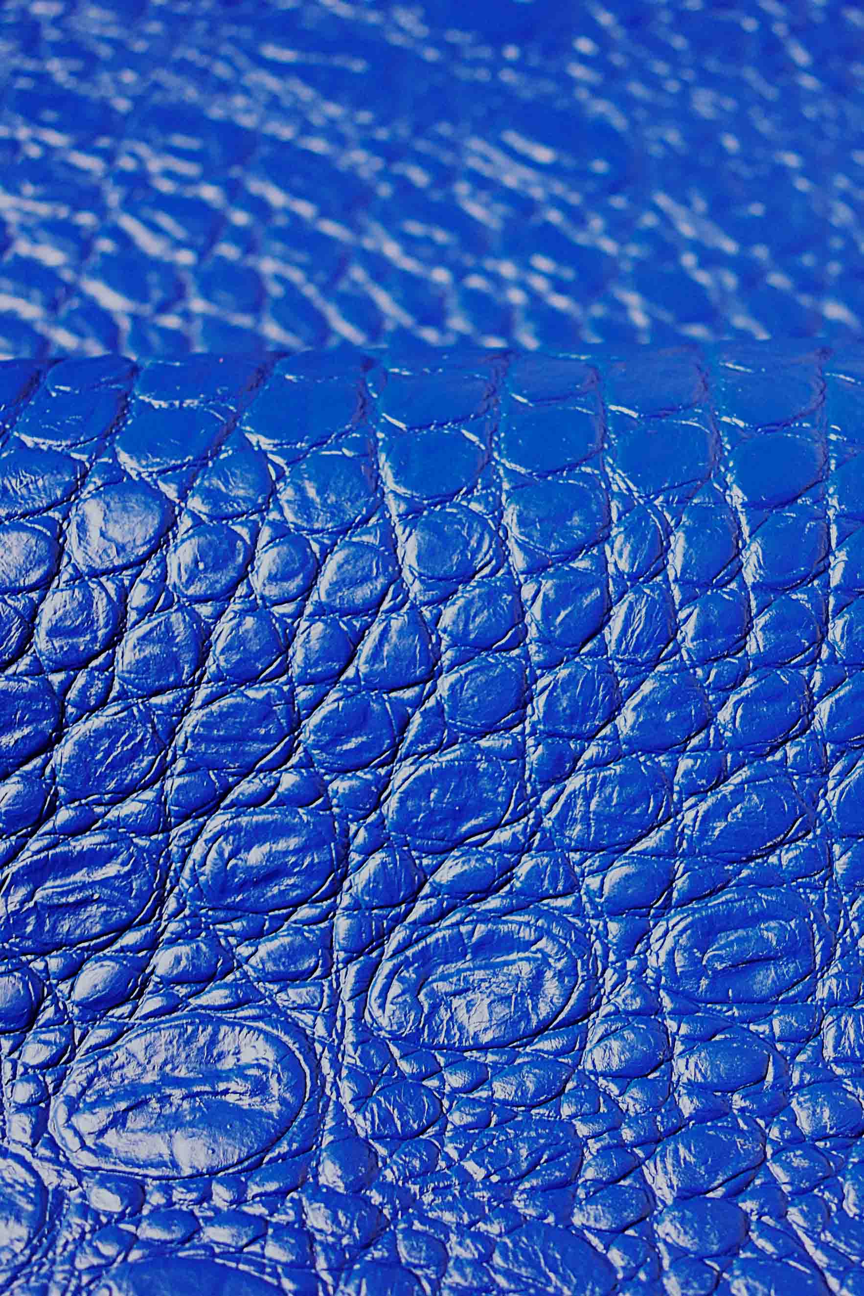 Cuir de veau impression croco 0,6mm