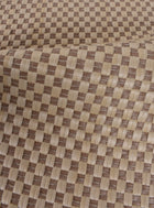 Synthetic Woven raffia two-tone, Grey, 100% Polypropylene