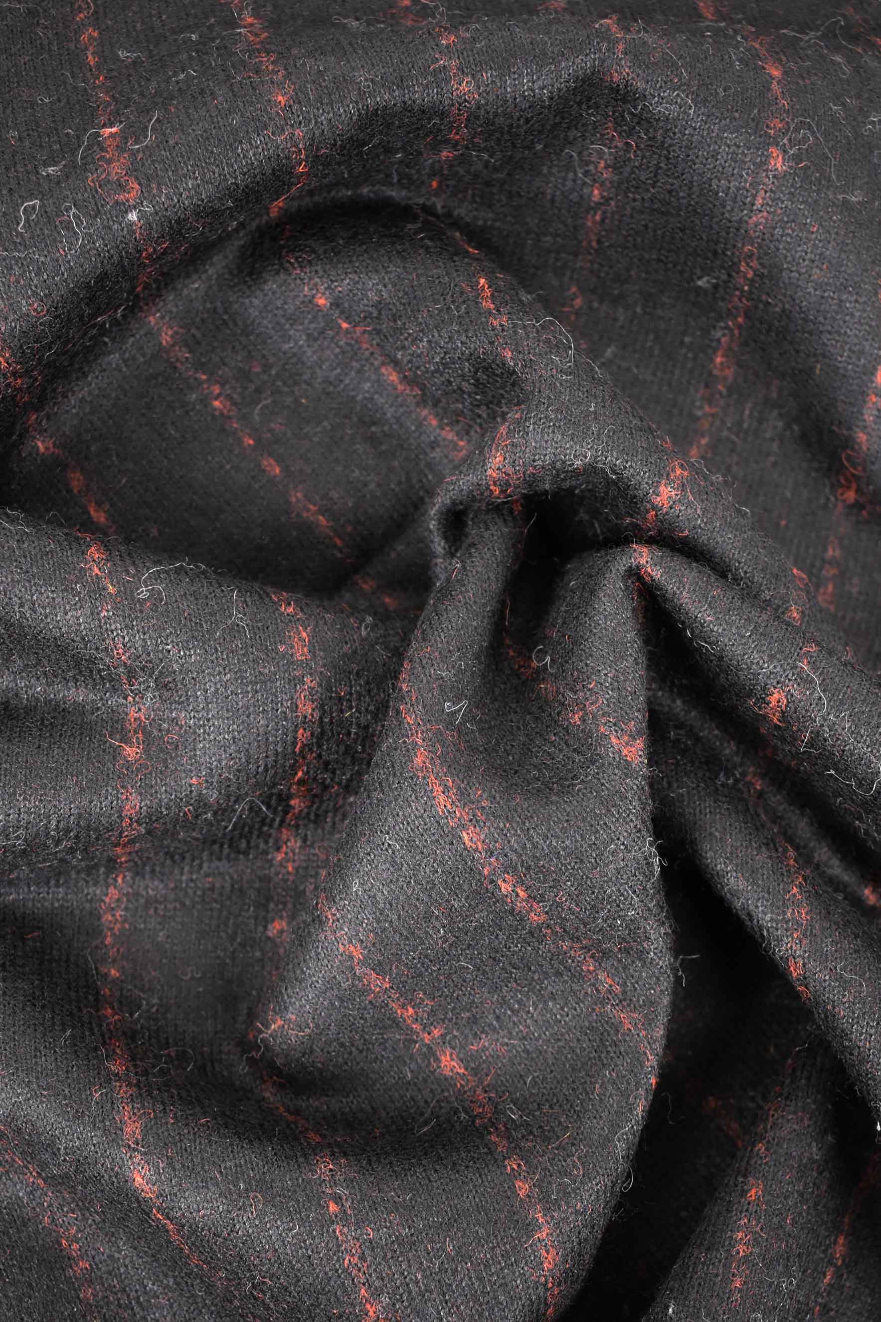 GRS & RWS lana virgen a rayas negras