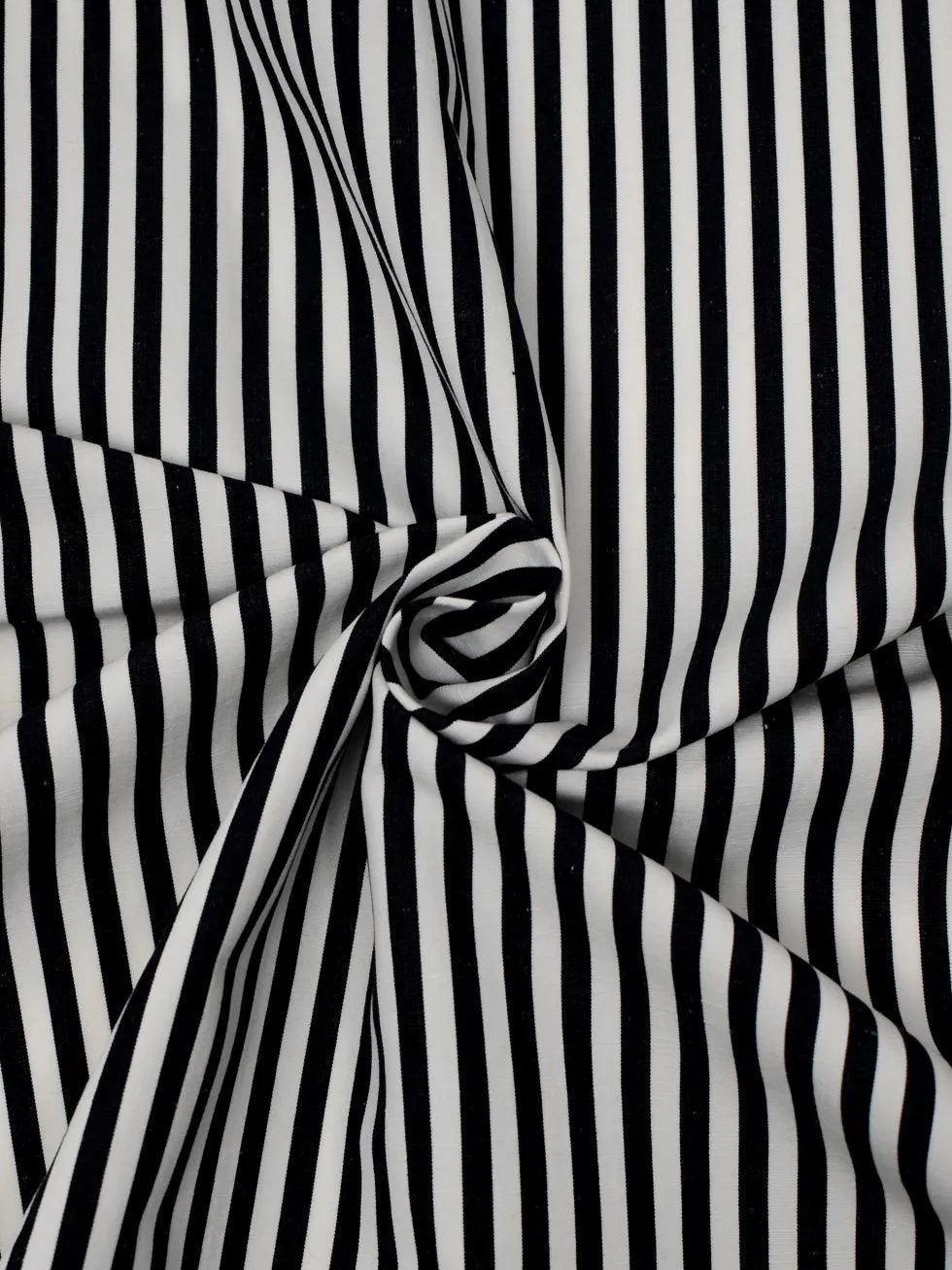 Striped linen blend canvas Striped linen blend canvas