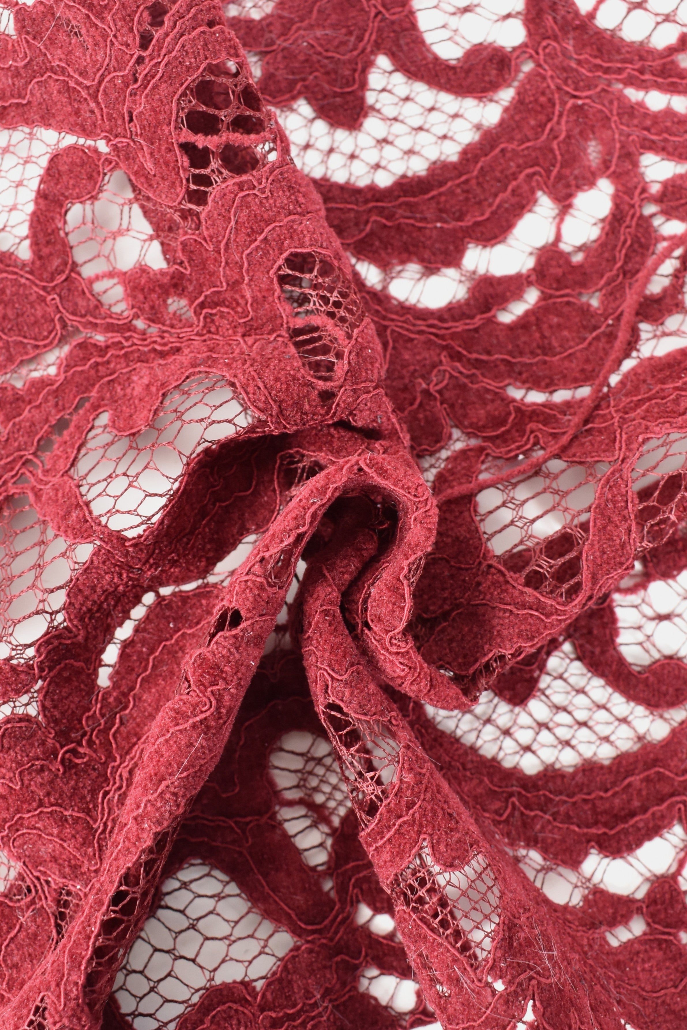 Lace effect velvety Lace effect velvety