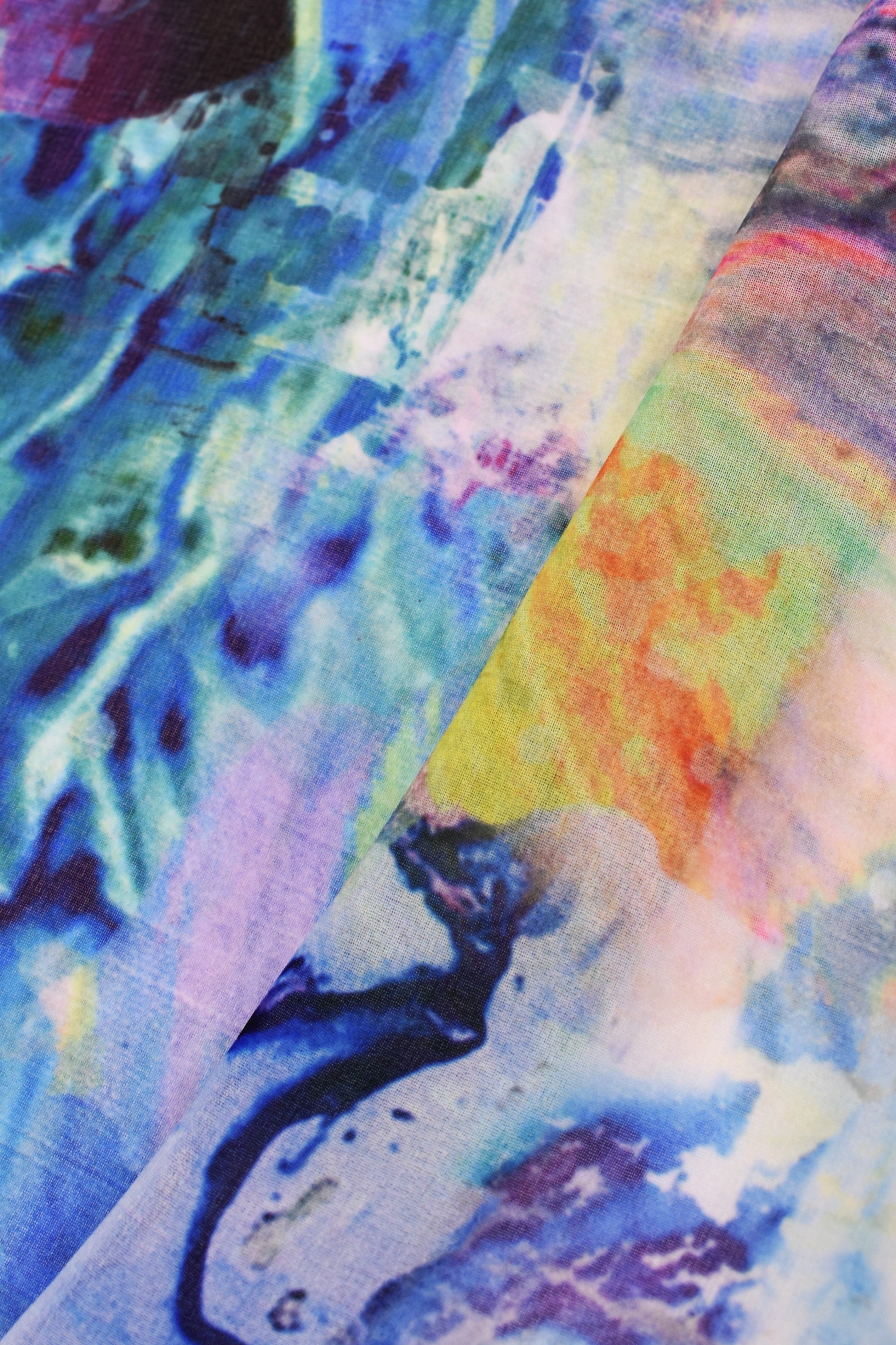 Chiffon sintetico fantasia astratta Chiffon sintetico fantasia astratta