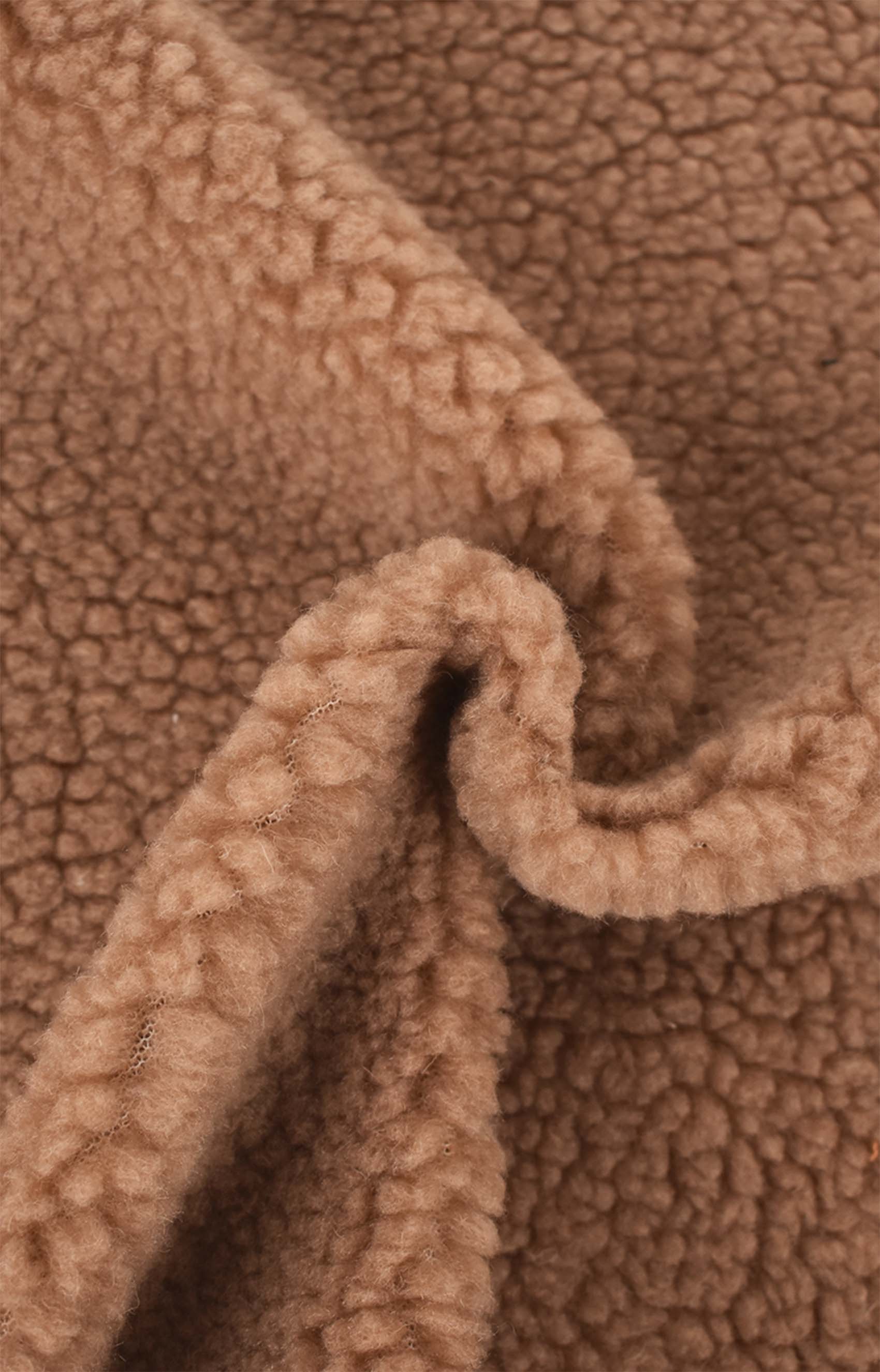 Ecopelliccia in virgin wool blend GRS Ecopelliccia in virgin wool blend GRS