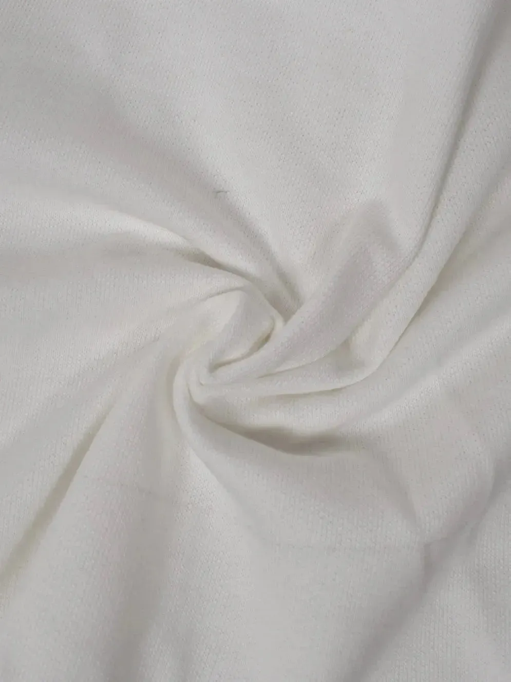 Felpa in puro cotone bianco Felpa in puro cotone bianco