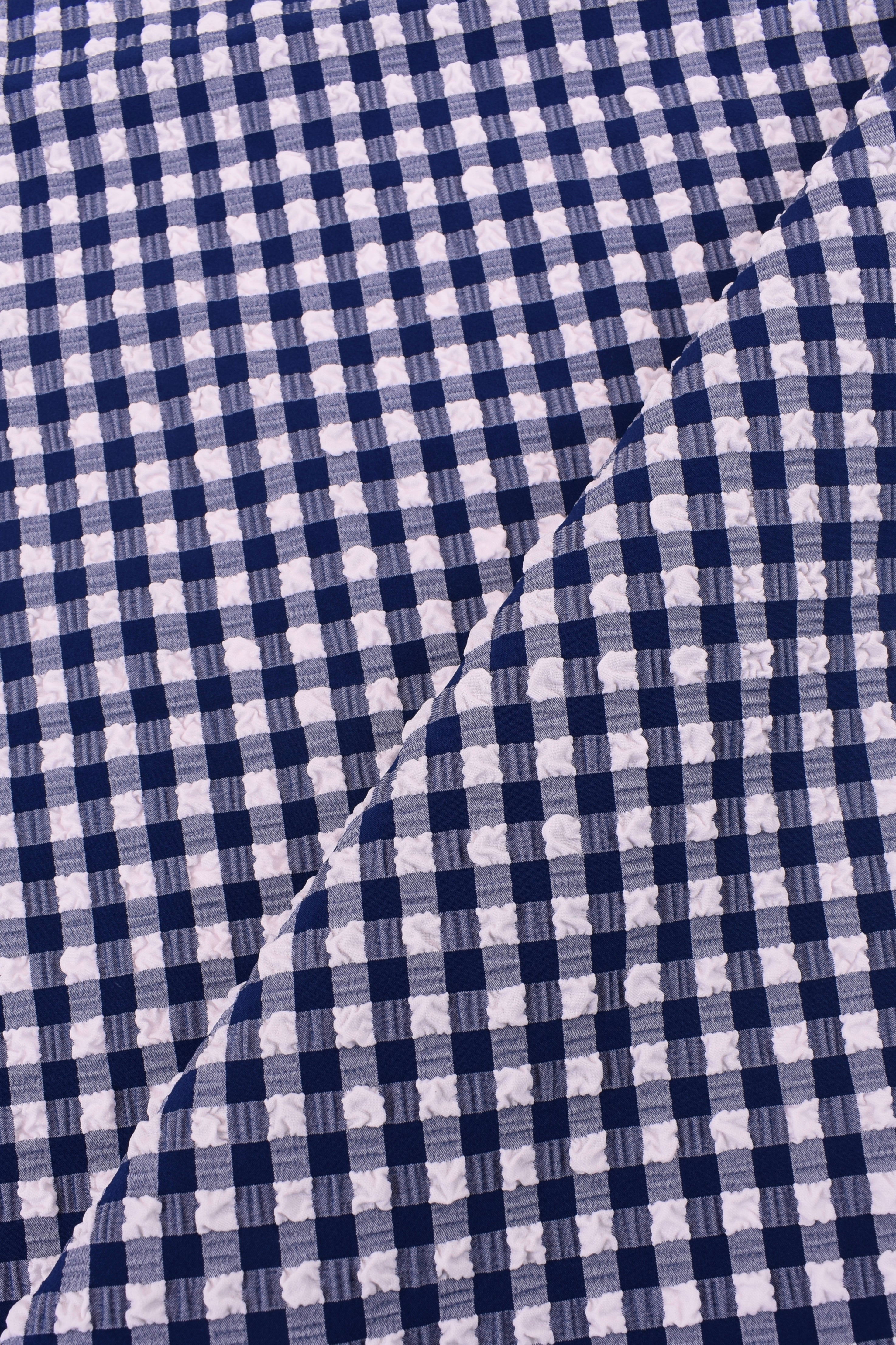 Bi-elastic vichy seersucker Bi-elastic vichy seersucker