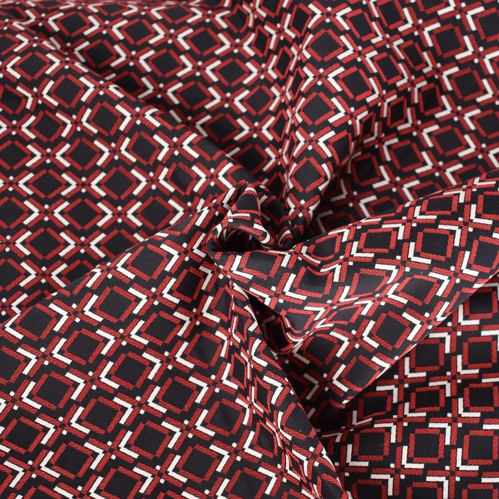 Jacquard patterned cotton blend polyester/nylon stretch - Zerow