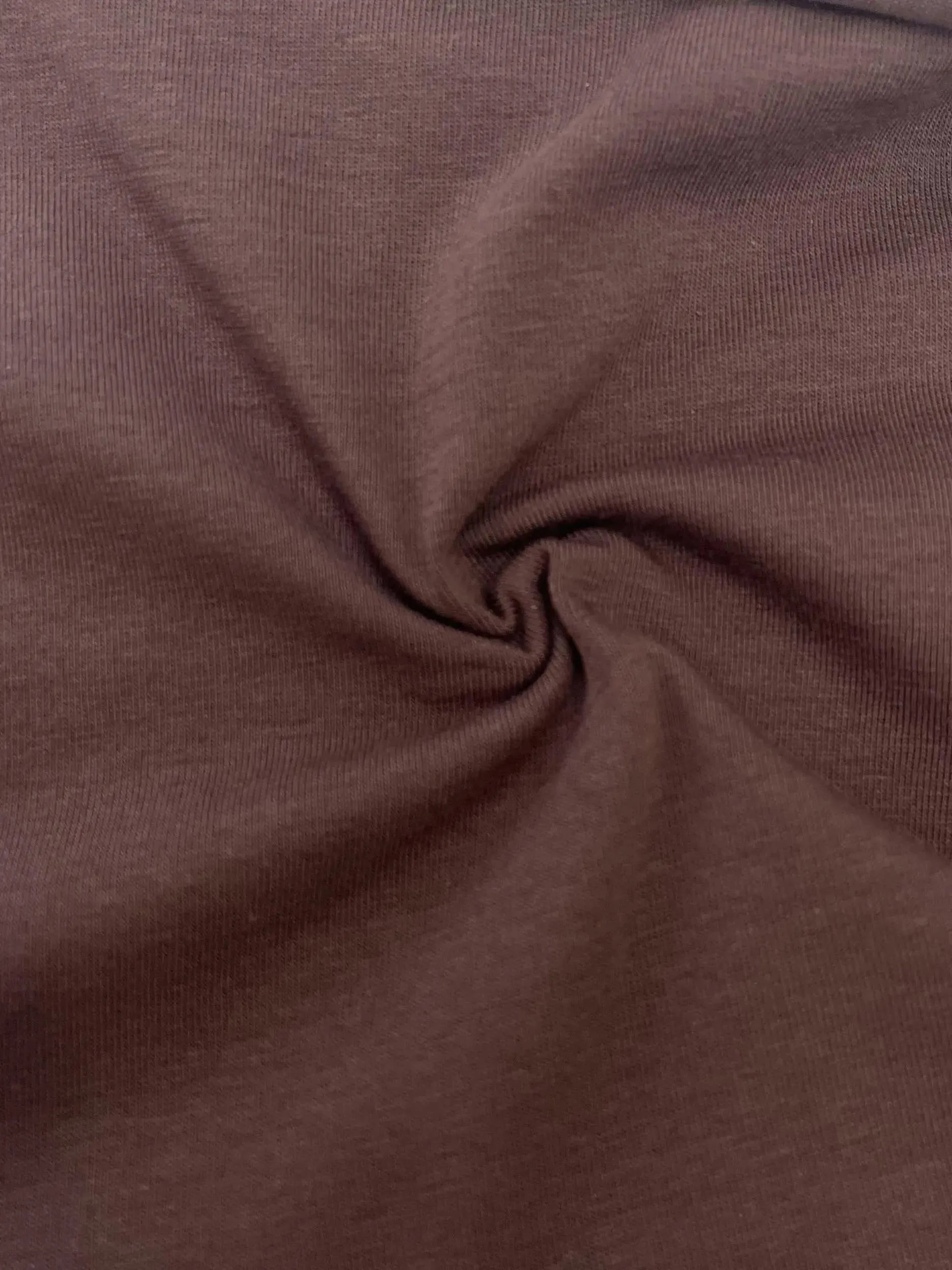 Braunes Stretch-Jersey - Zerow