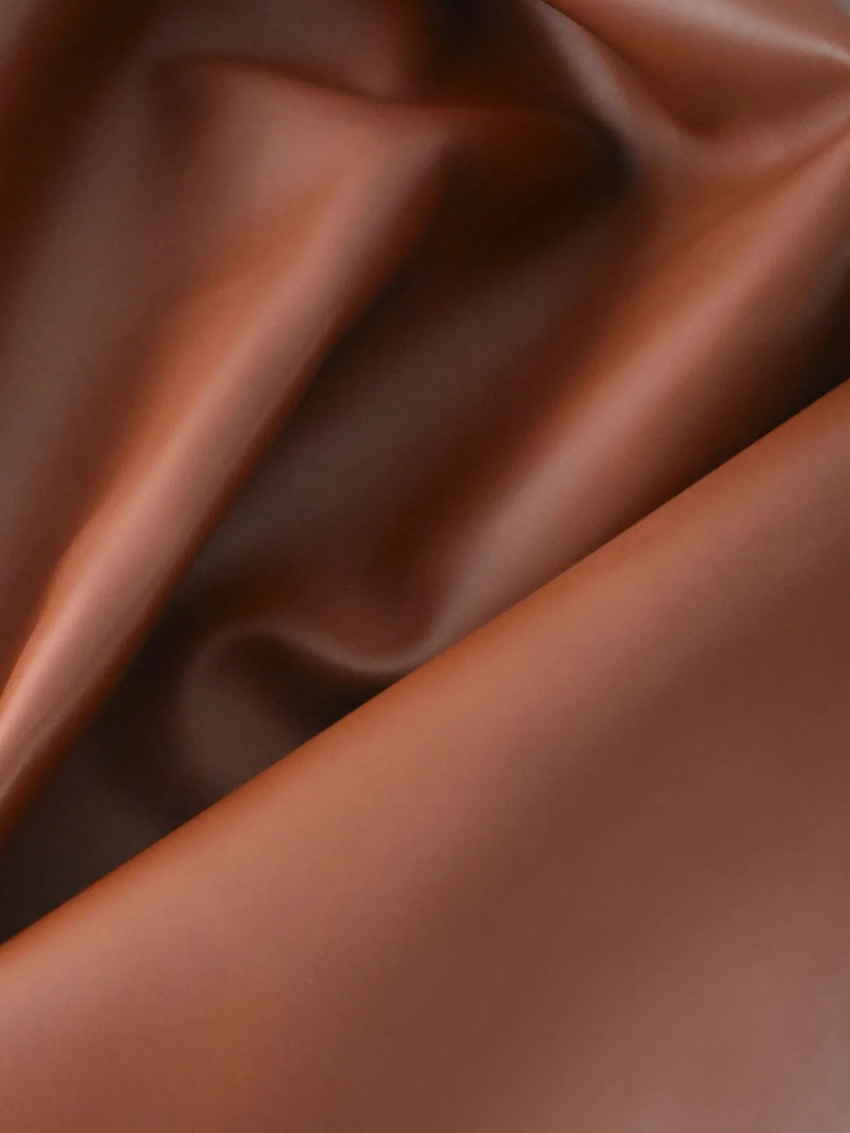 Smooth brown half calfskin 1.6 mm
