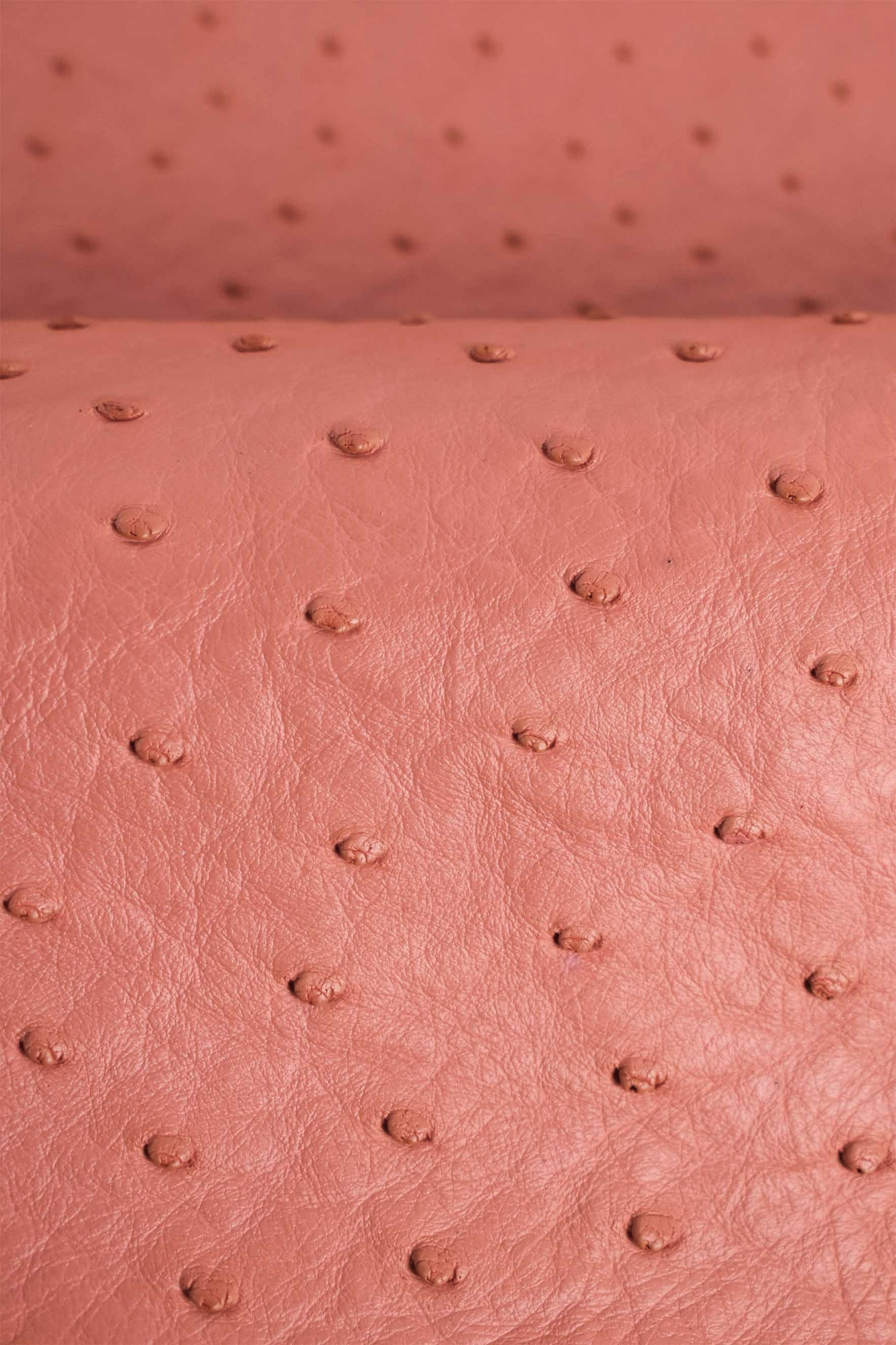1.5mm premium ostrich leather