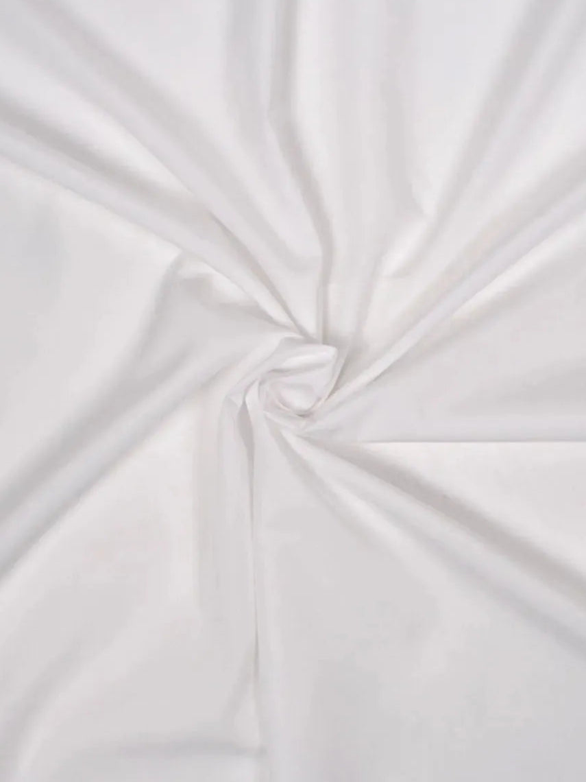 Popeline bianco mano setosa Popeline bianco mano setosa