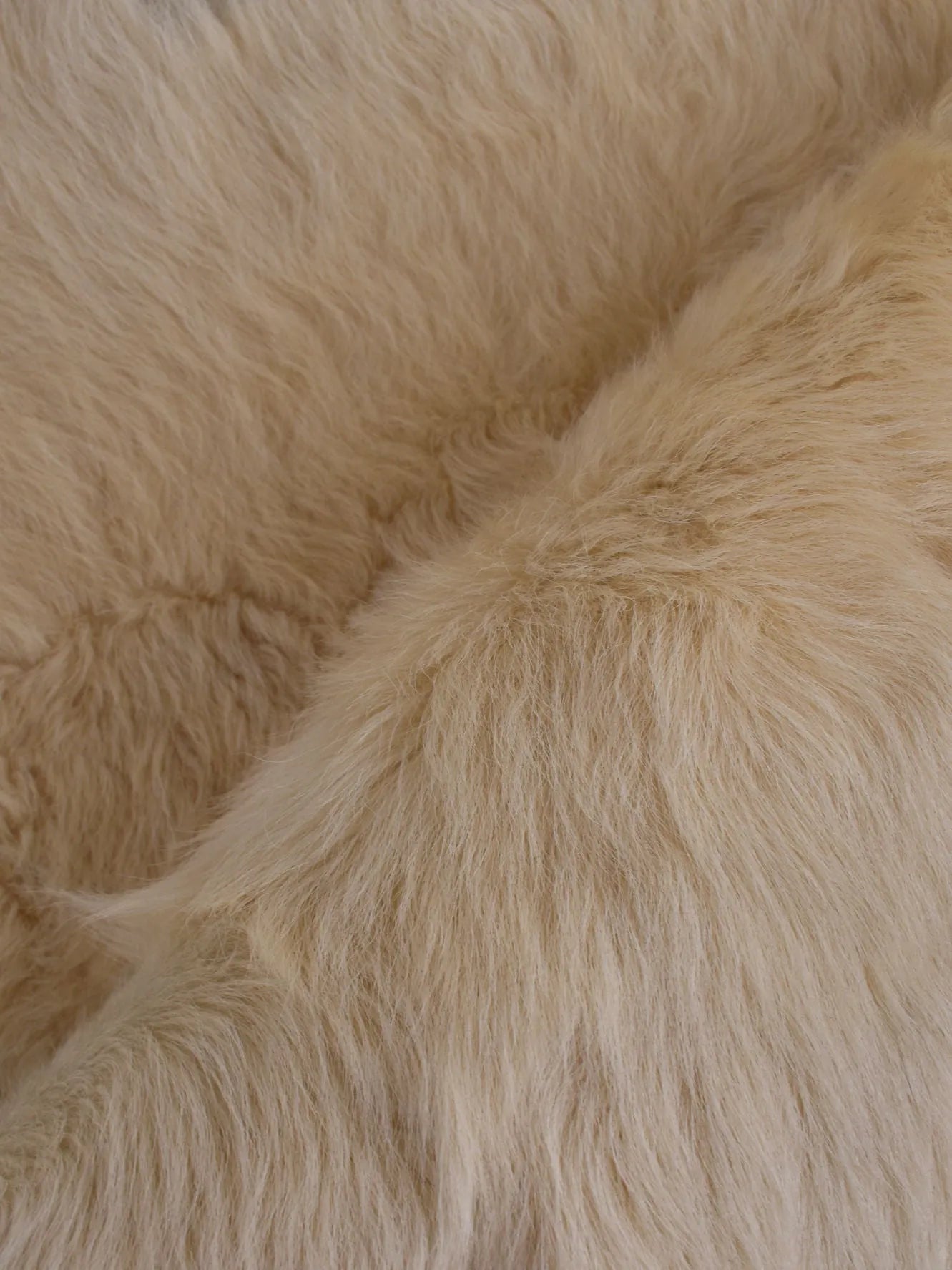 Shearling di agnello a pelo lungo double nappato