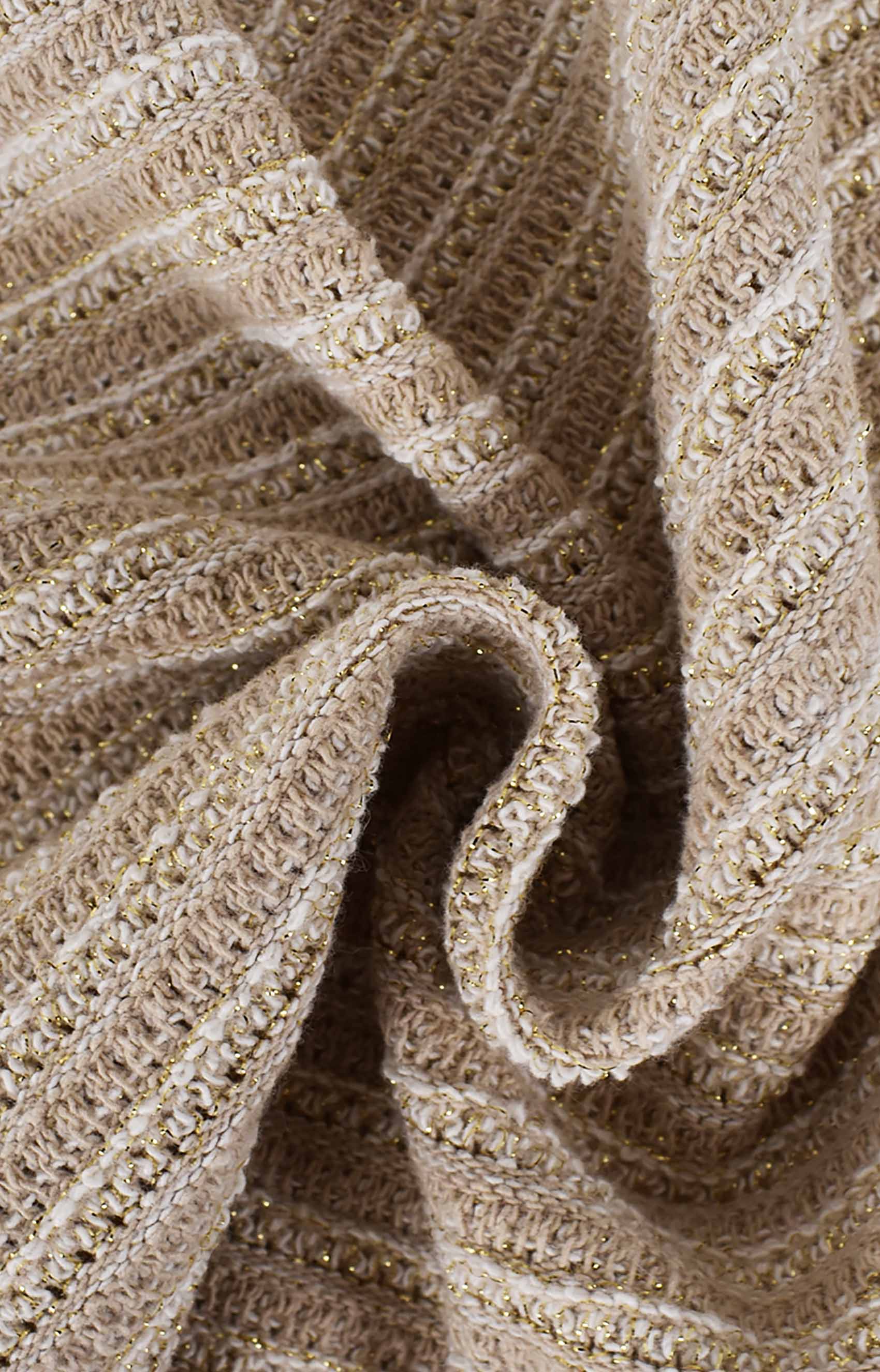 Tessuto a maglia con lurex